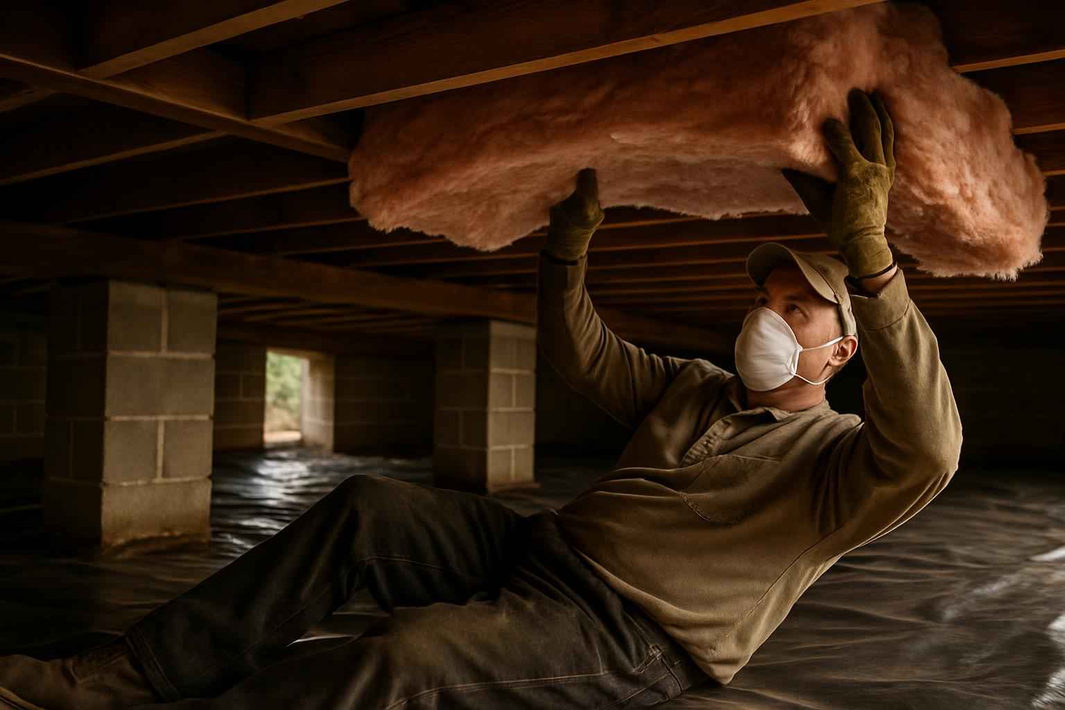 Crawl Space Insulation Replacement in Johnson City TX