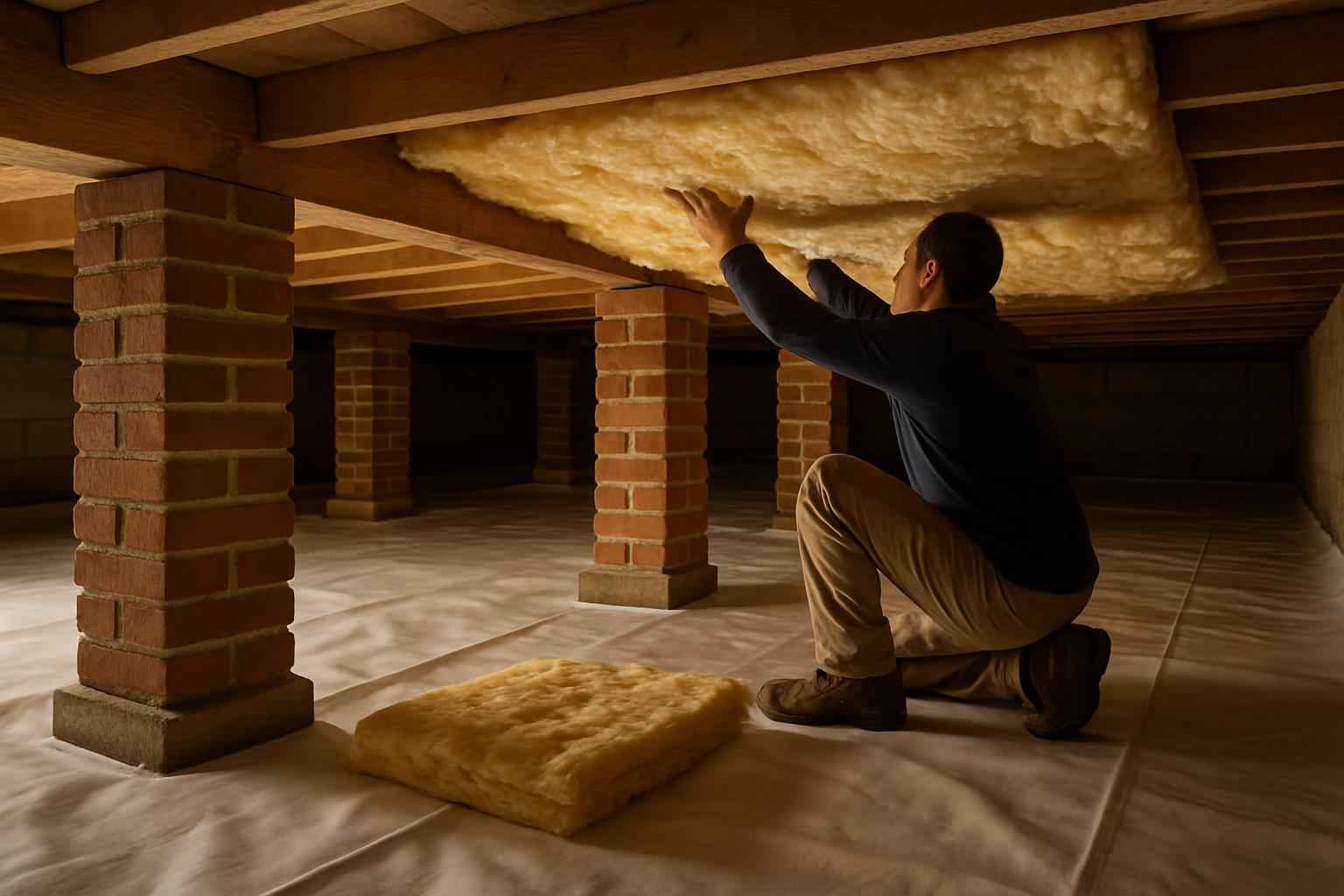 Crawl Space Insulation Replacement in Sisterdale TX