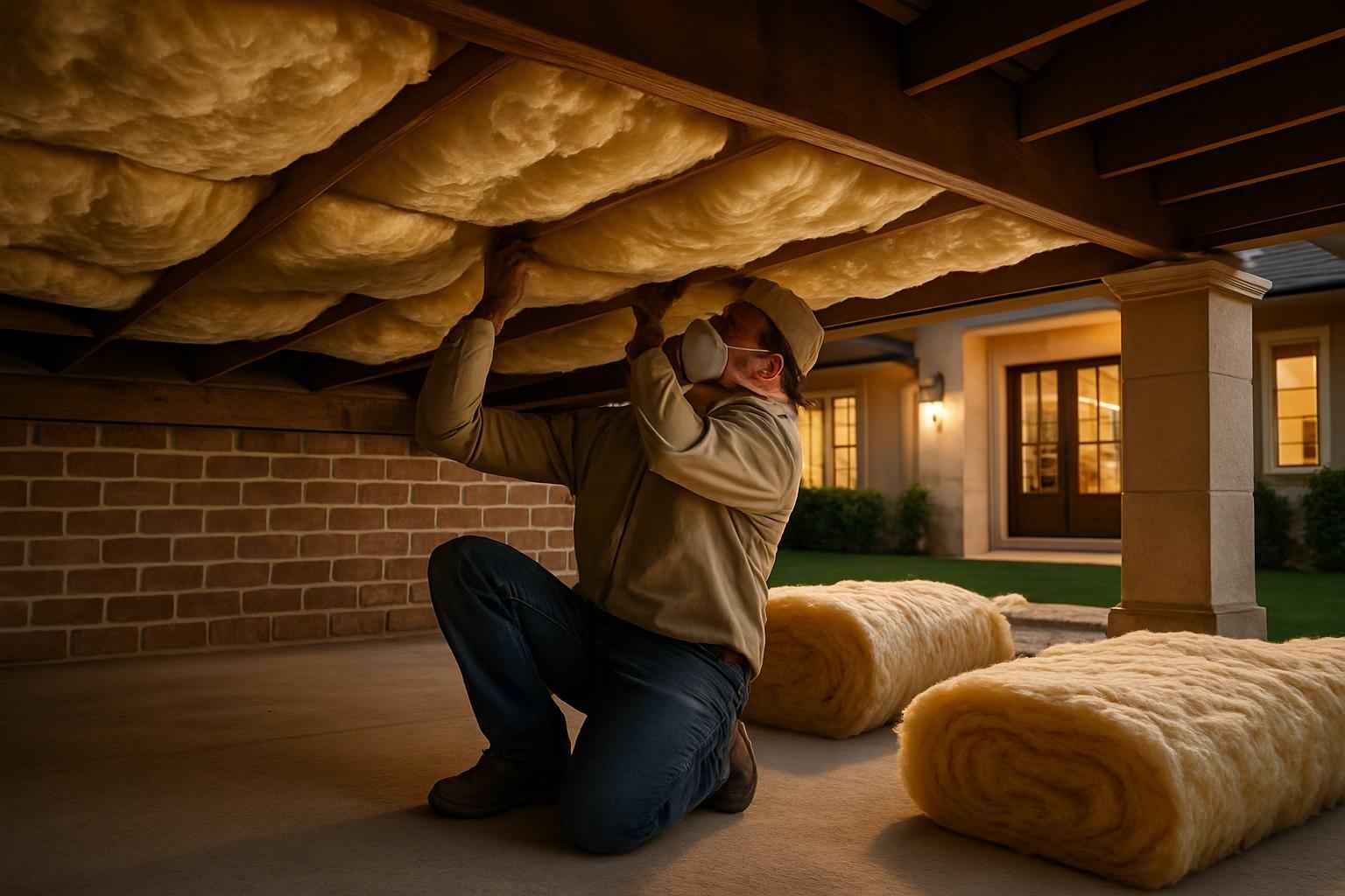 Crawl Space Insulation Replacement in Waring TX