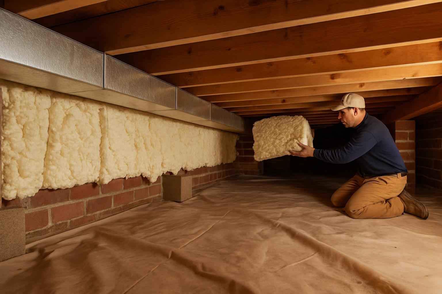 Crawl Space Retrofit Insulation in Camp Verde TX