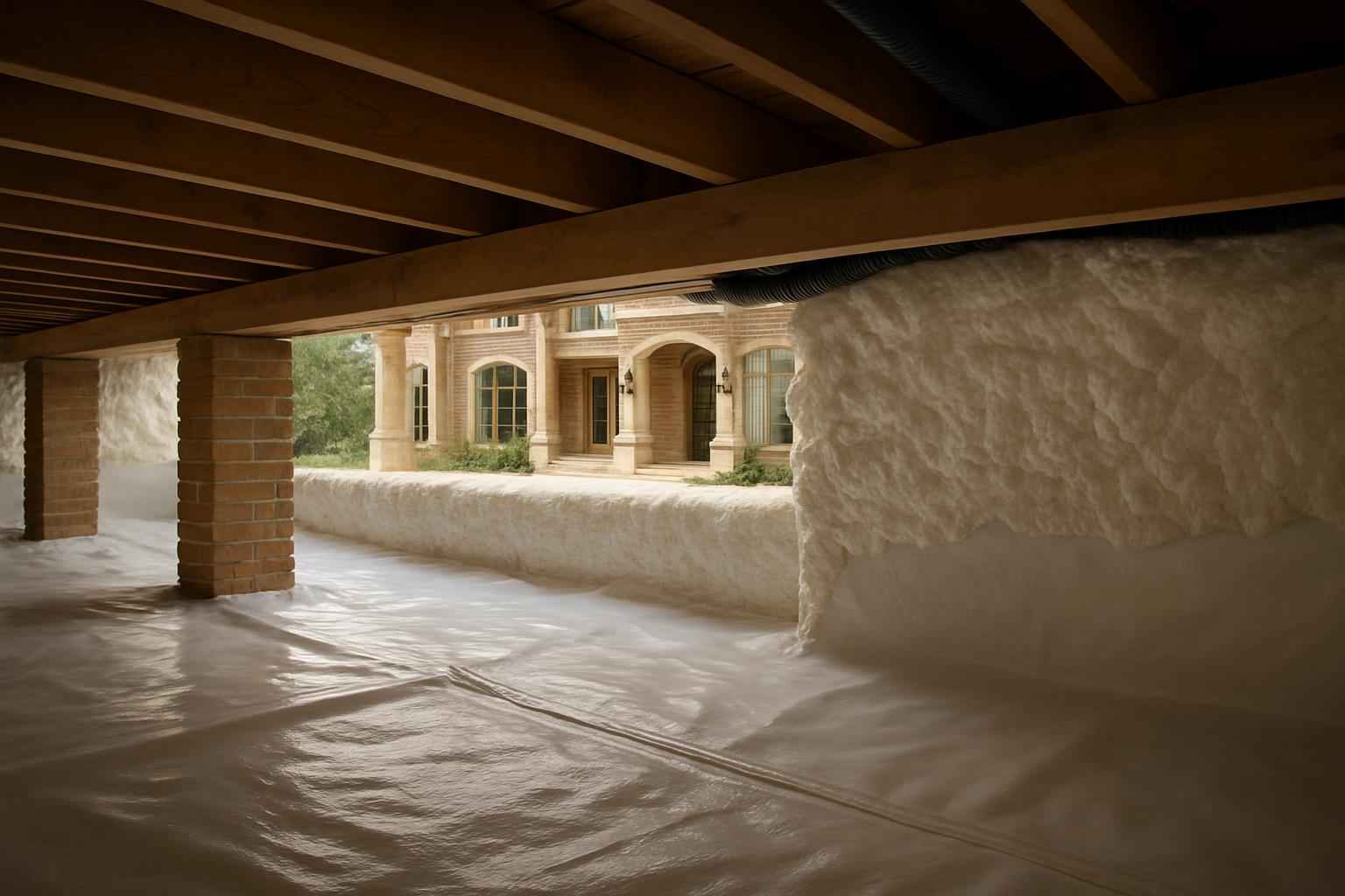 Crawl Space Retrofit Insulation in Johnson City TX