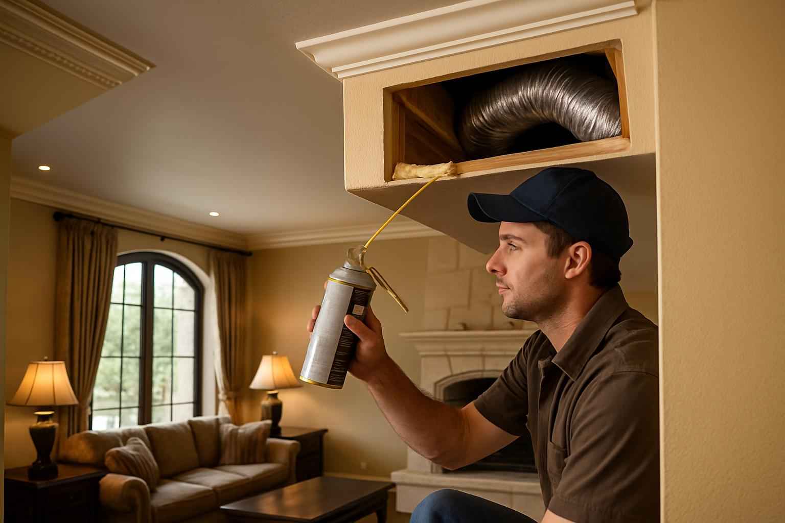 Duct Chase Air Seal Service in Blanco TX