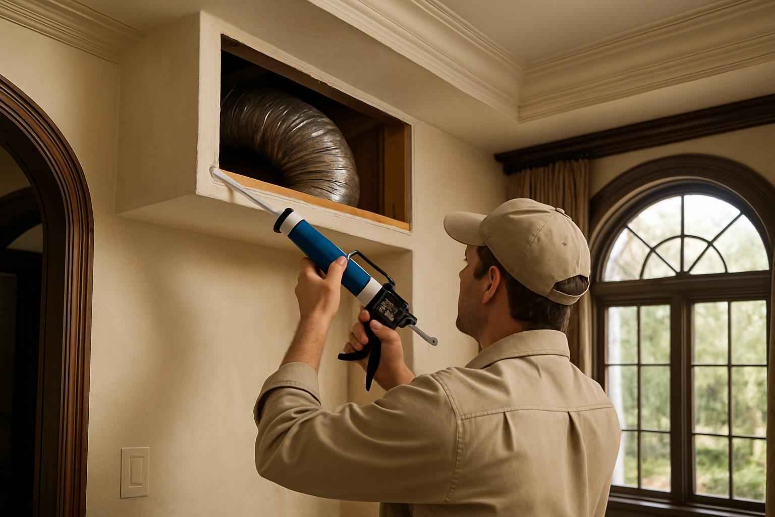 Duct Chase Air Seal Service in Ingram TX