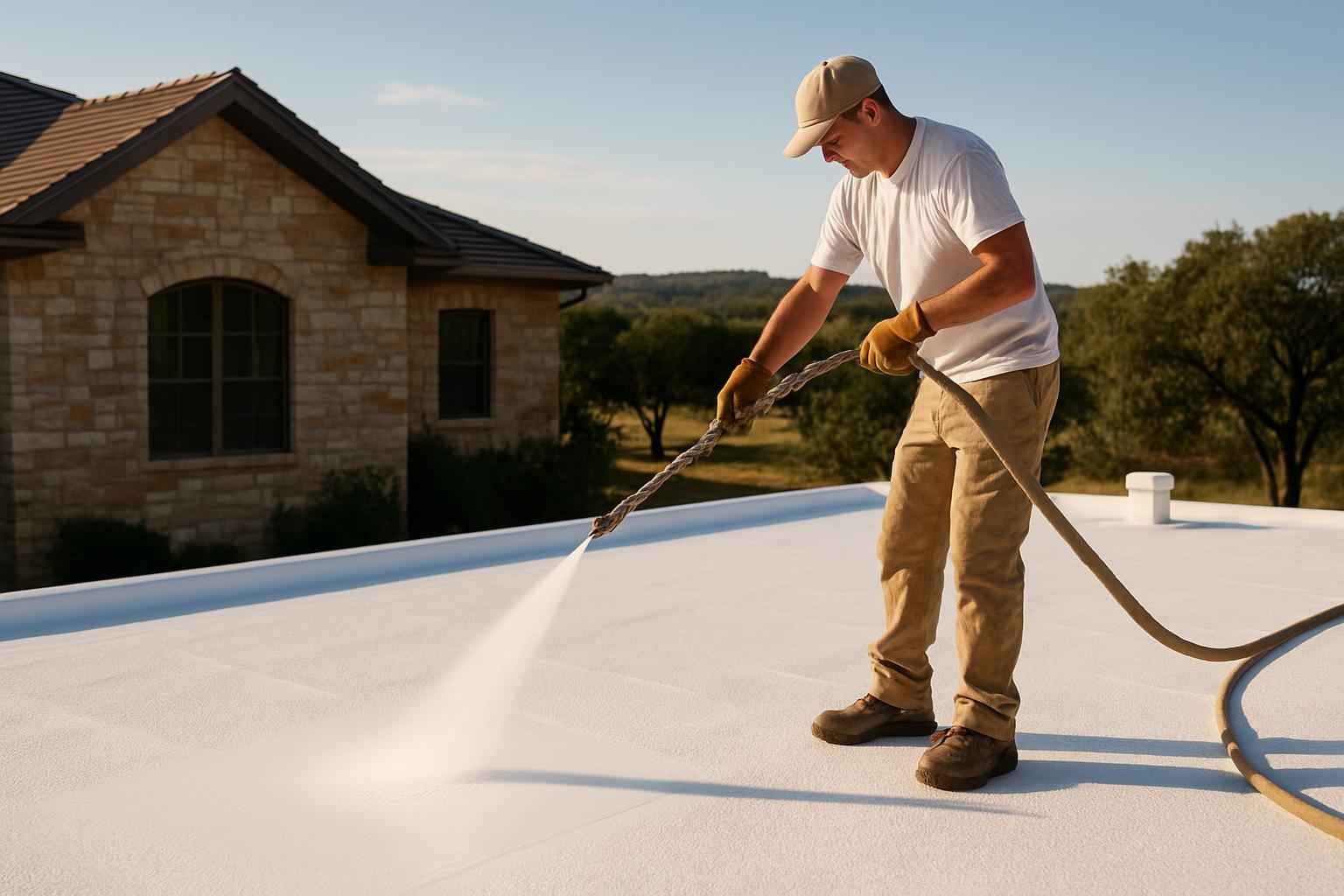 Elastomeric Recoat Service in Harper TX