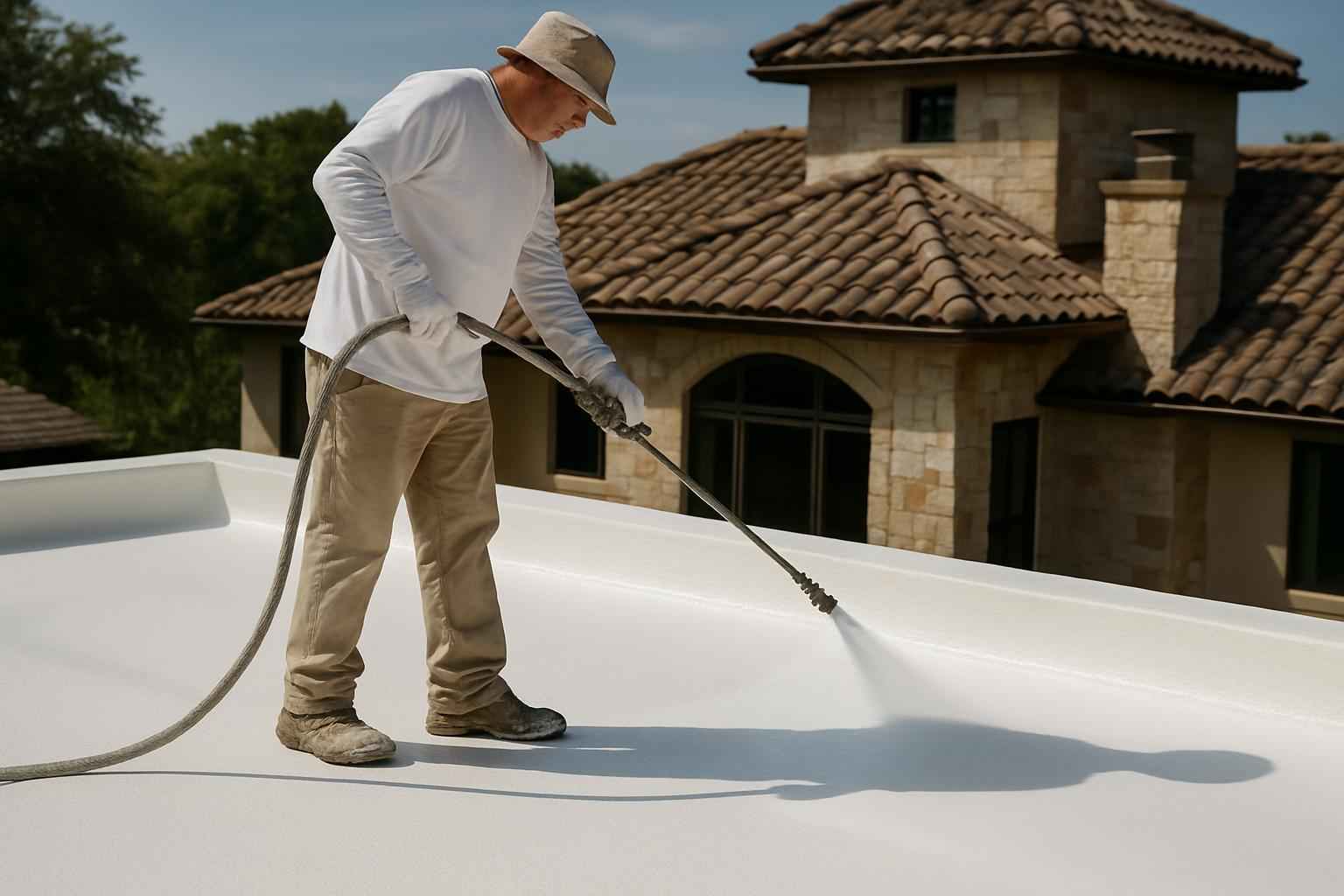 Elastomeric Recoat Service in Ingram TX