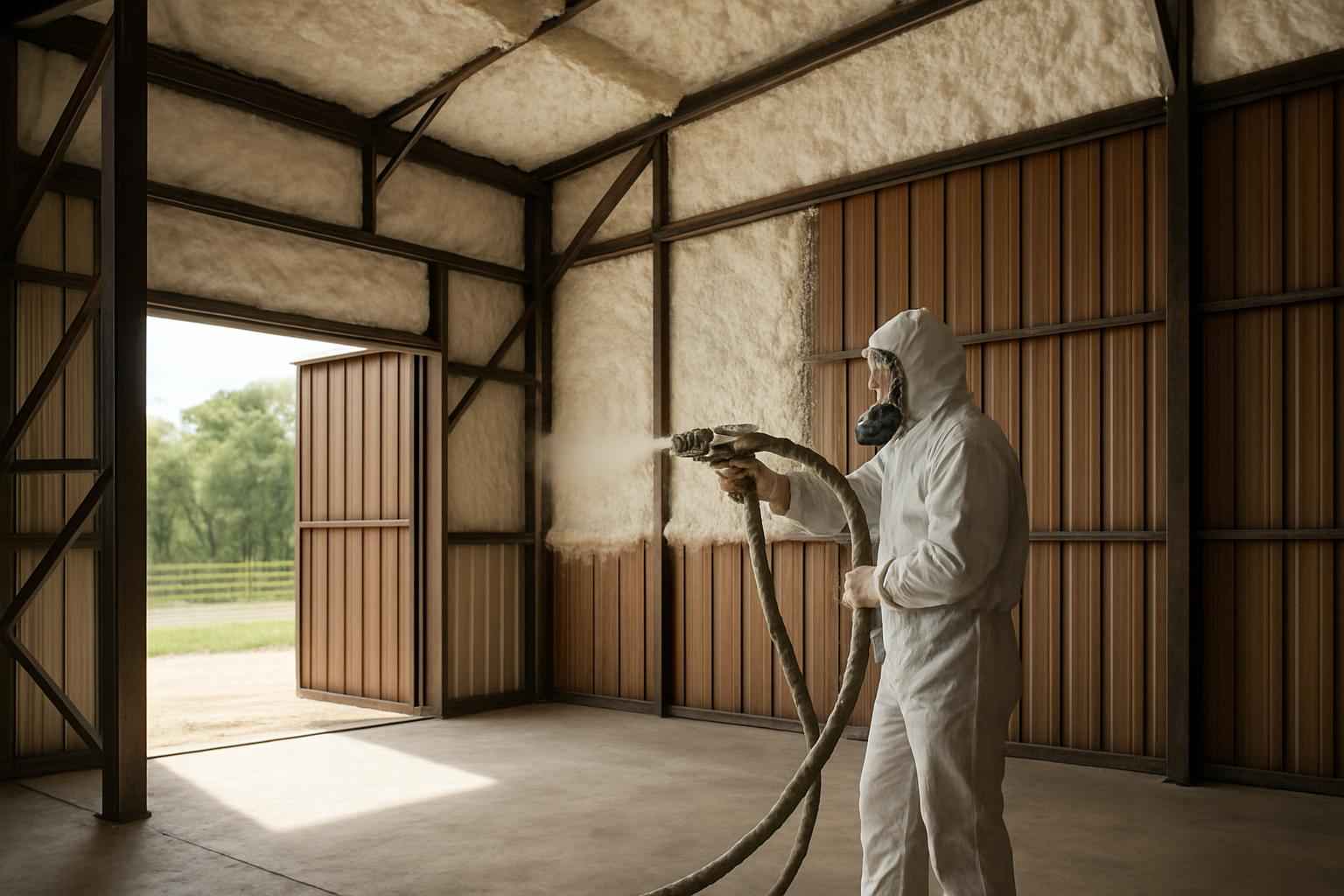 Equipment Barn Foam Installer in Center Point TX