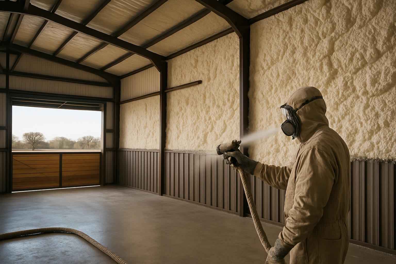 Equipment Barn Foam Installer in Comfort TX