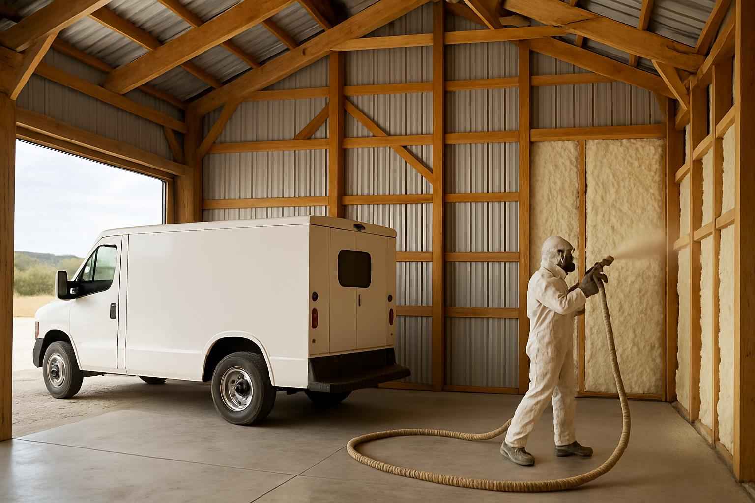 Equipment Barn Foam Installer in Doss TX