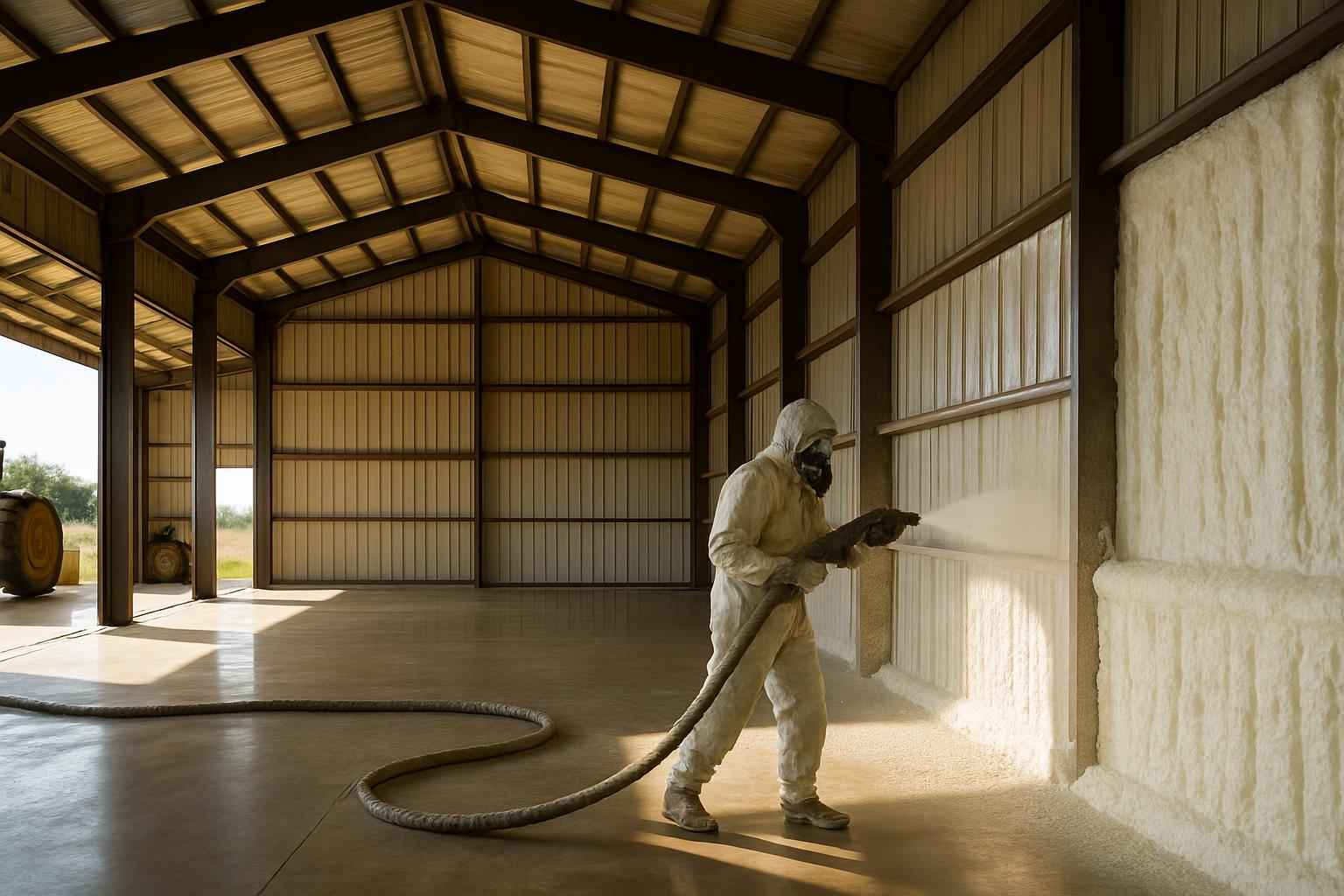 Equipment Barn Foam Installer in Harper TX