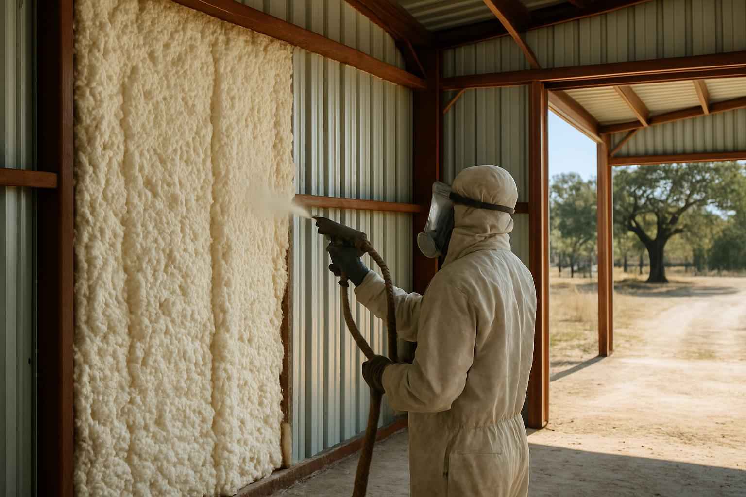 Equipment Barn Foam Installer in Sisterdale TX