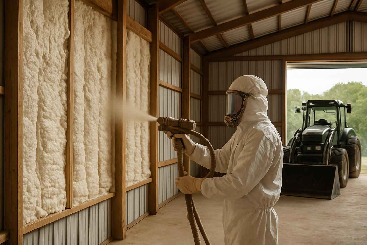 Equipment Barn Foam Installer in Waring TX