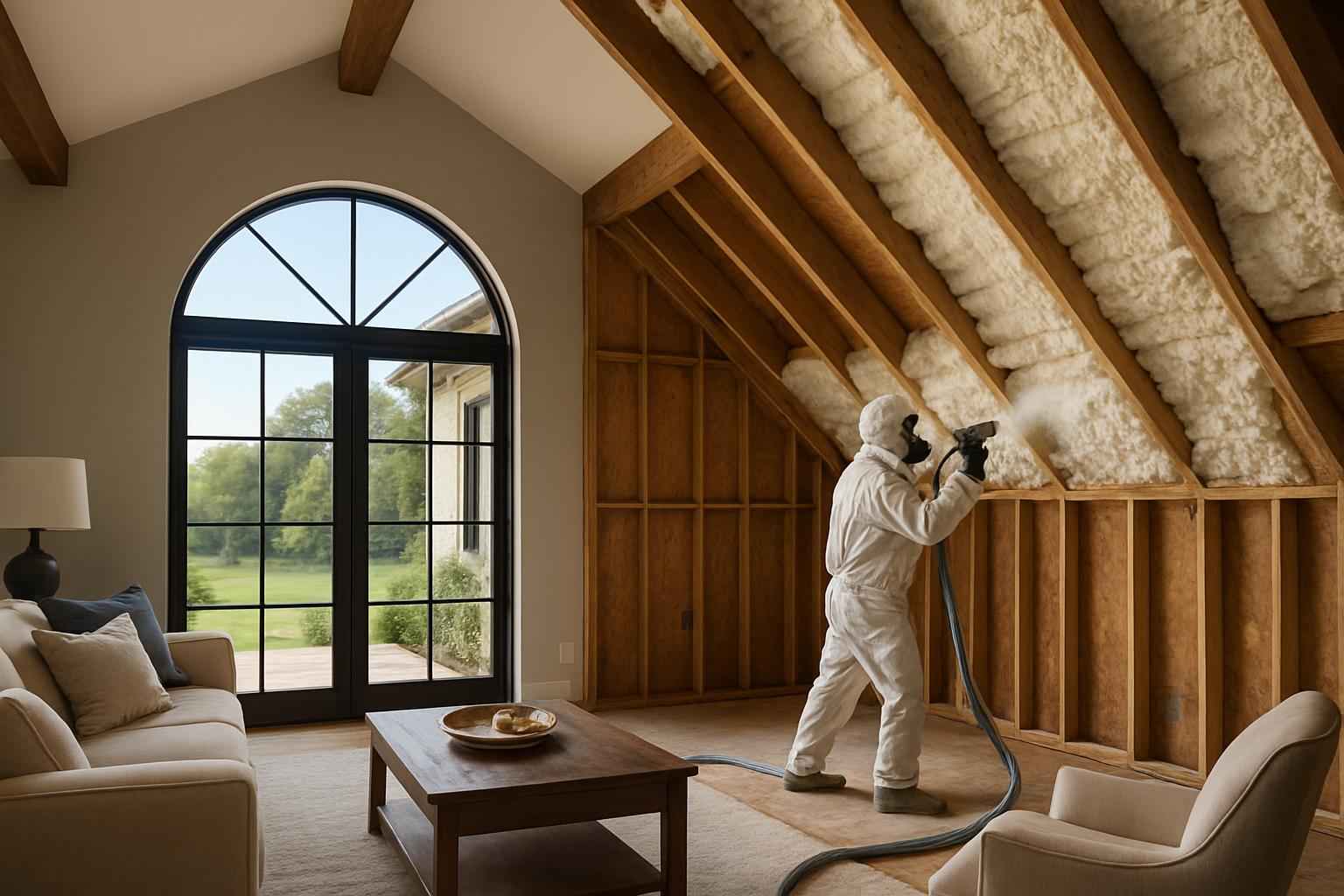 Existing Home Foam Upgrade in Blanco TX