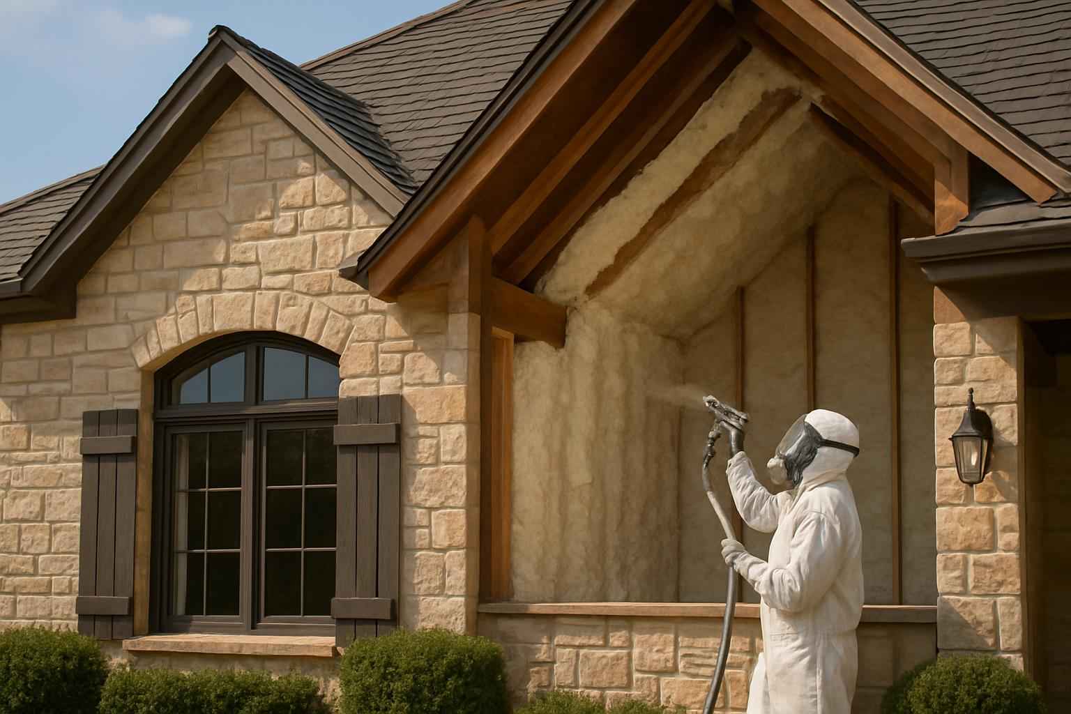 Existing Home Foam Upgrade in Doss TX