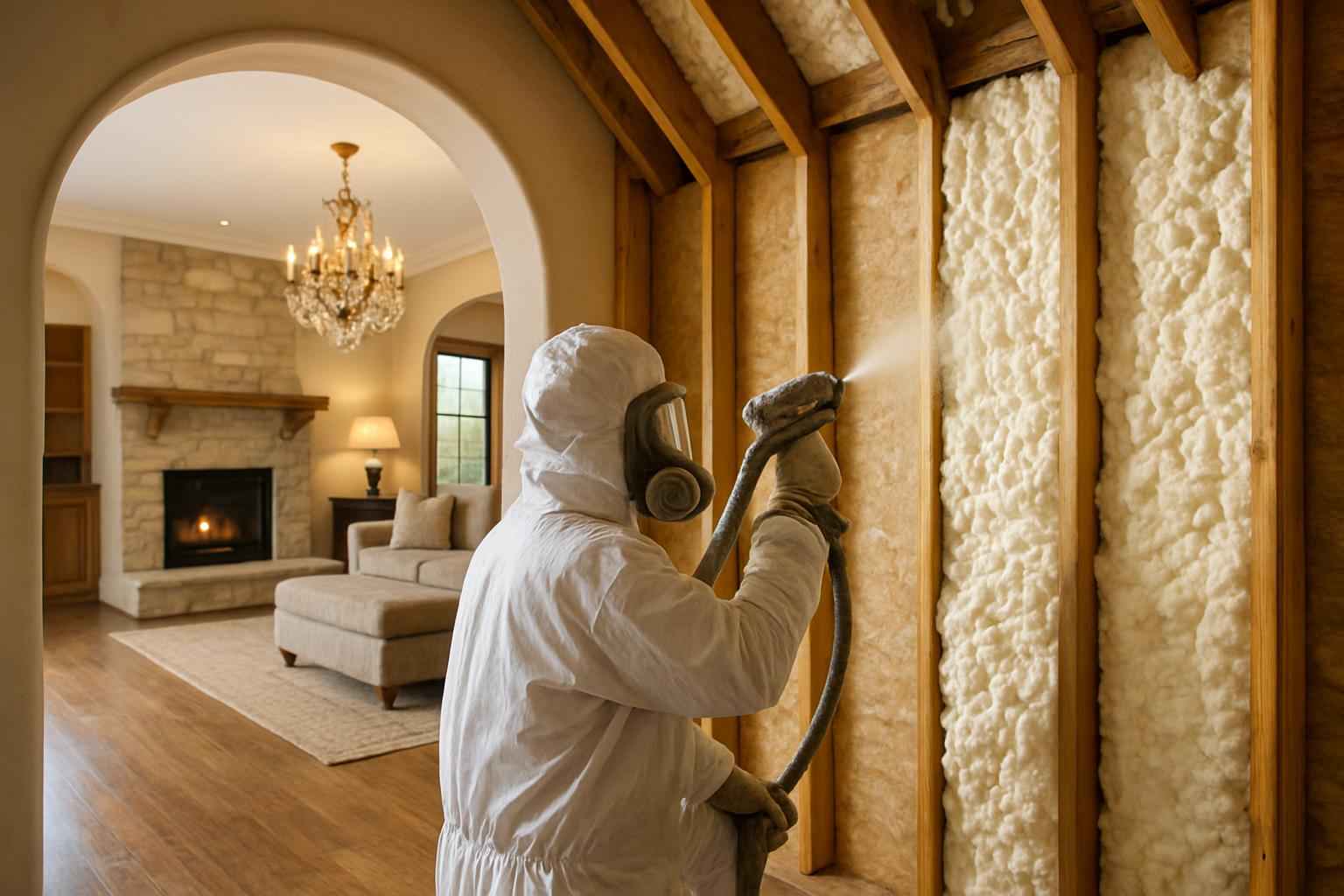 Existing Home Foam Upgrade in Harper TX