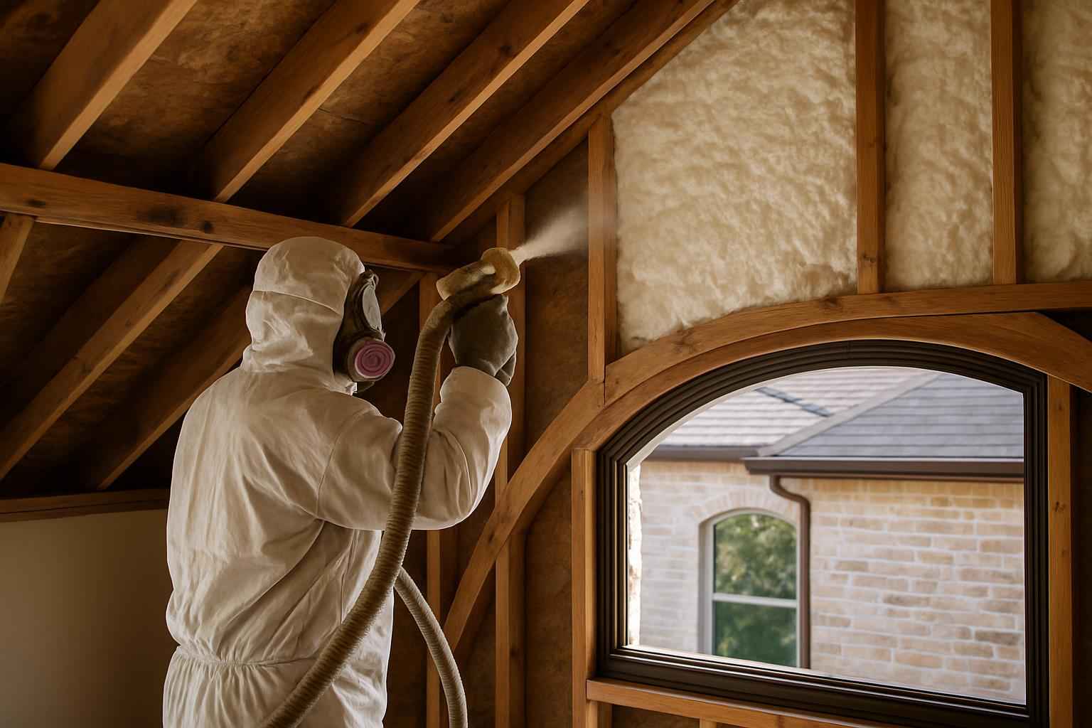 Existing Home Foam Upgrade in Kerrville TX