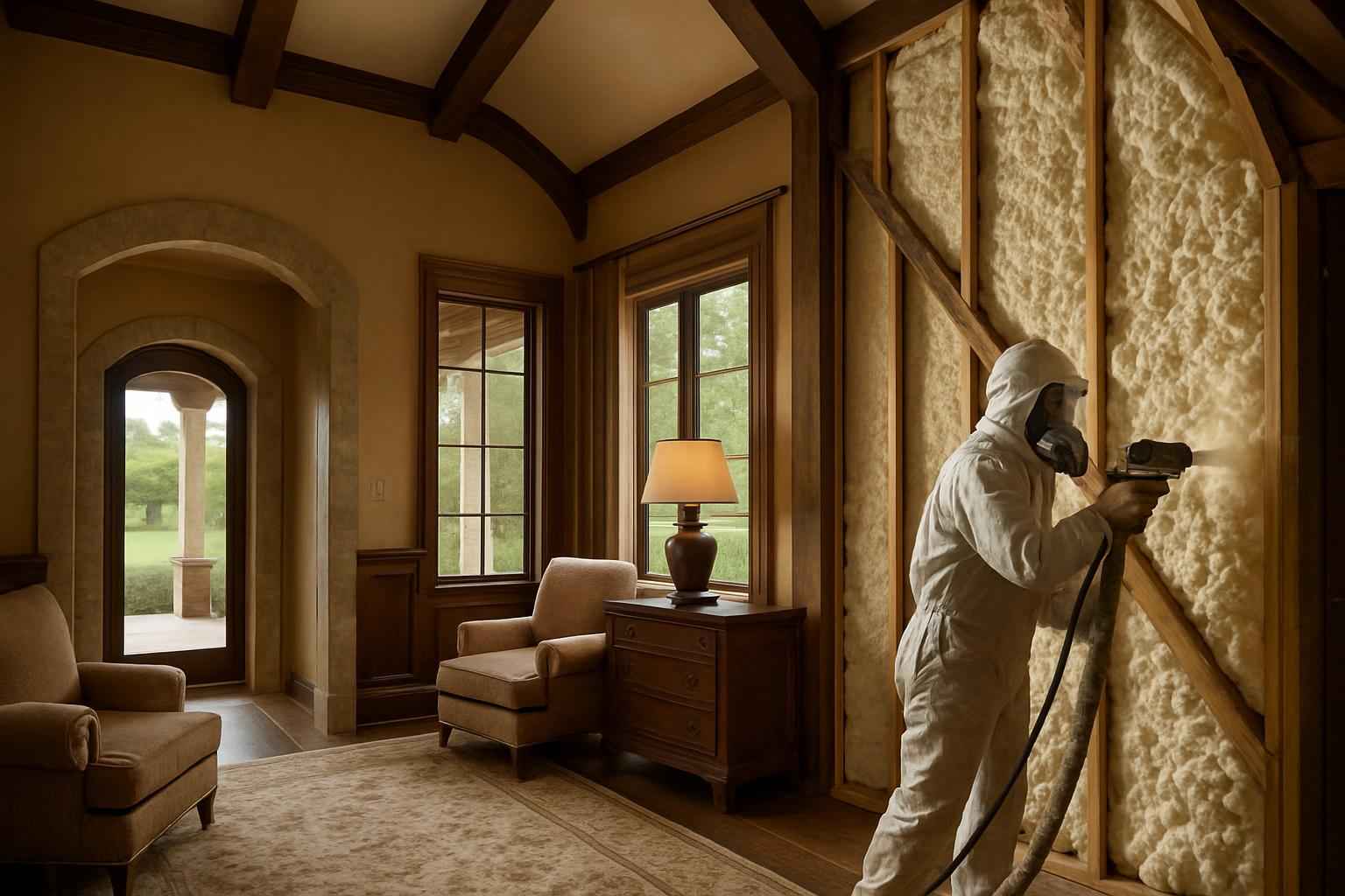 Existing Home Foam Upgrade in Waring TX