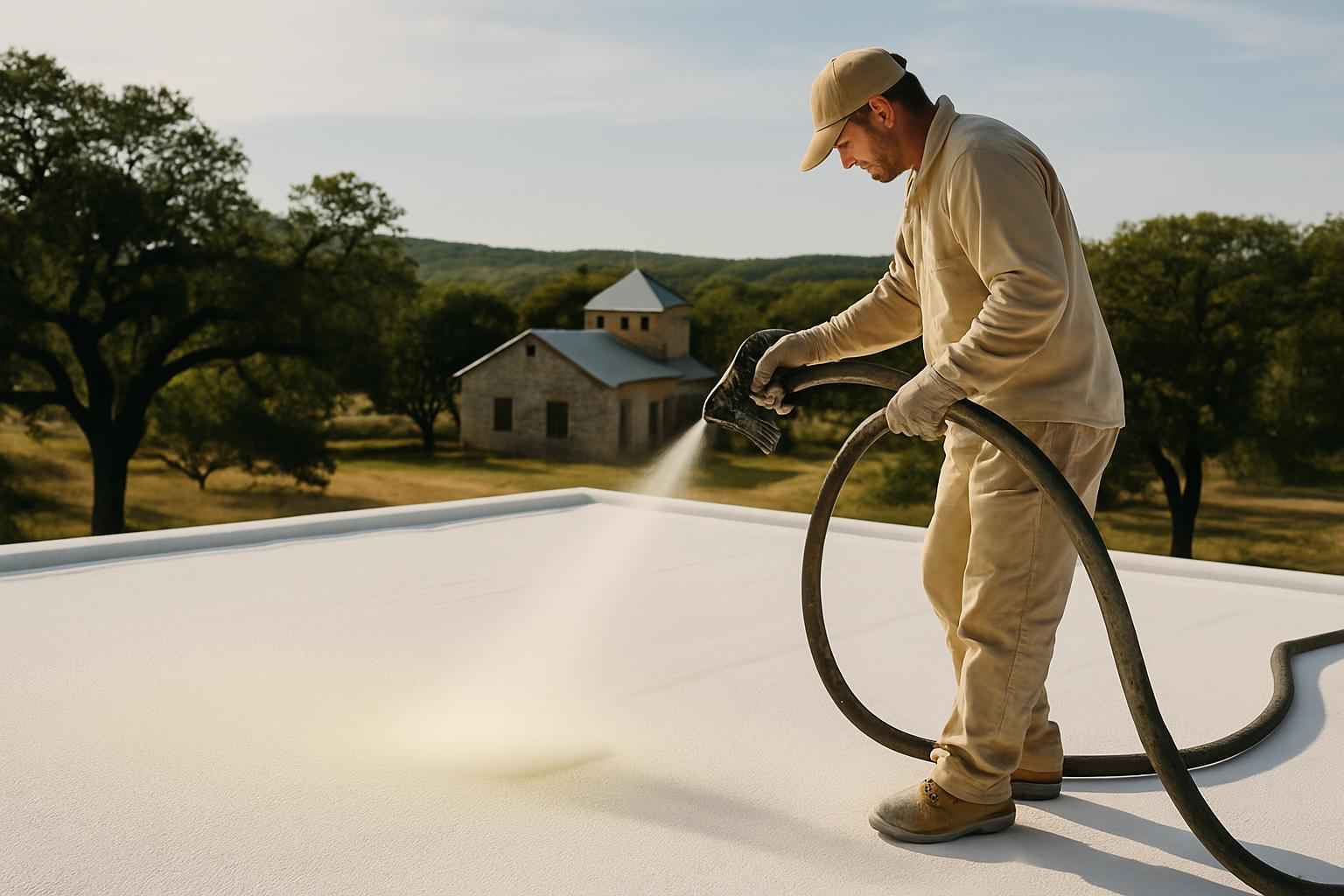 Foam Roof Installation Service in Comfort TX