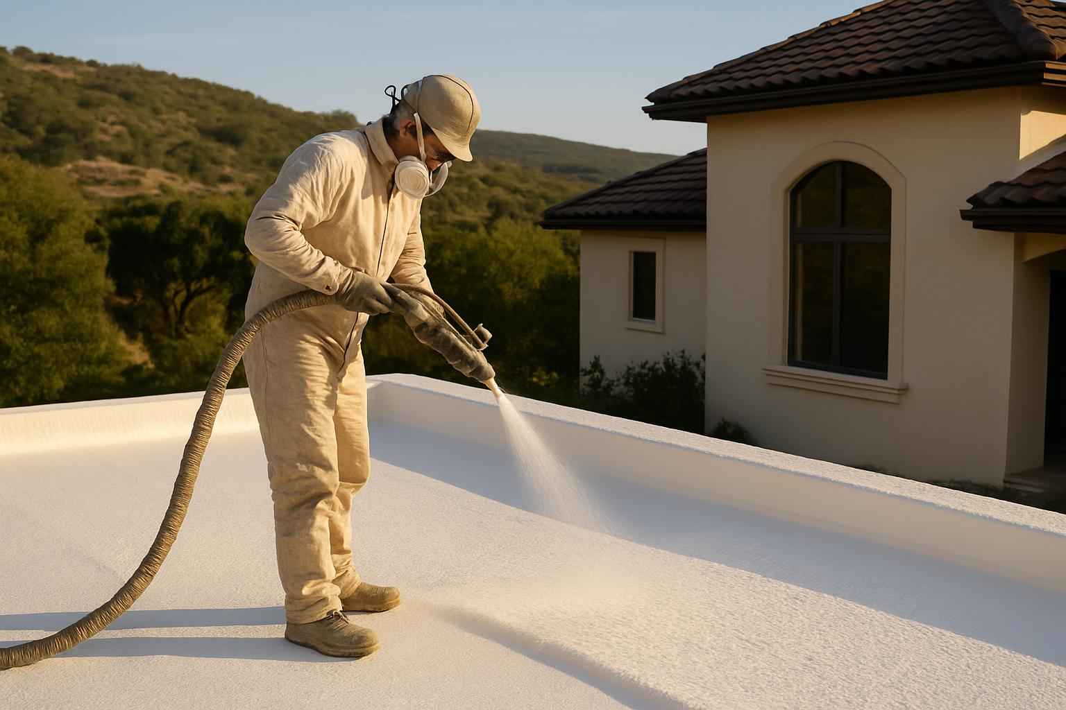 Foam Roof Installation Service in Harper TX