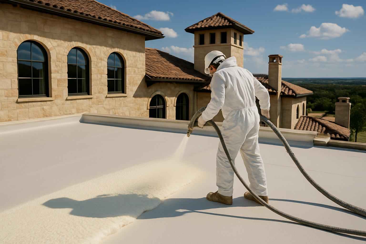 Foam Roof Installation Service in Kendalia TX
