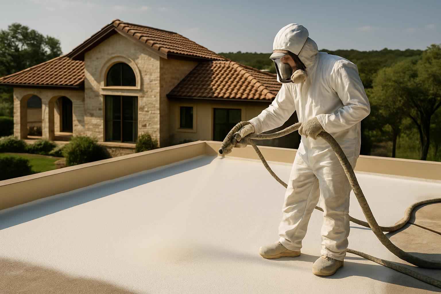 Foam Roof Installation Service in Waring TX