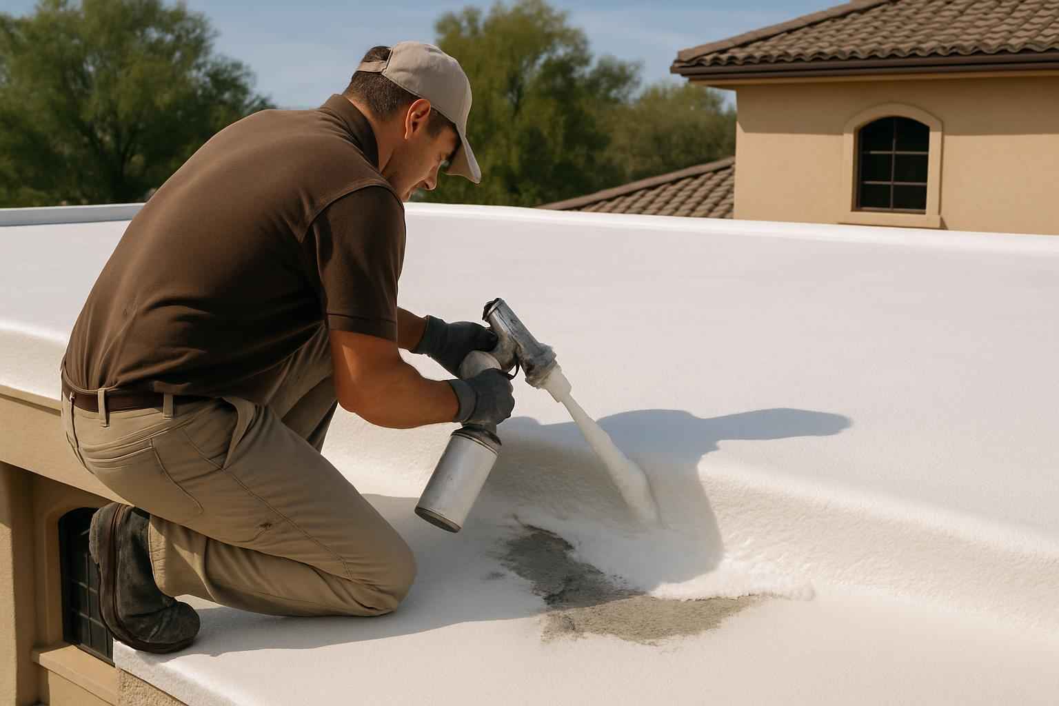 Foam Roof Leak Repair Service in Camp Verde TX