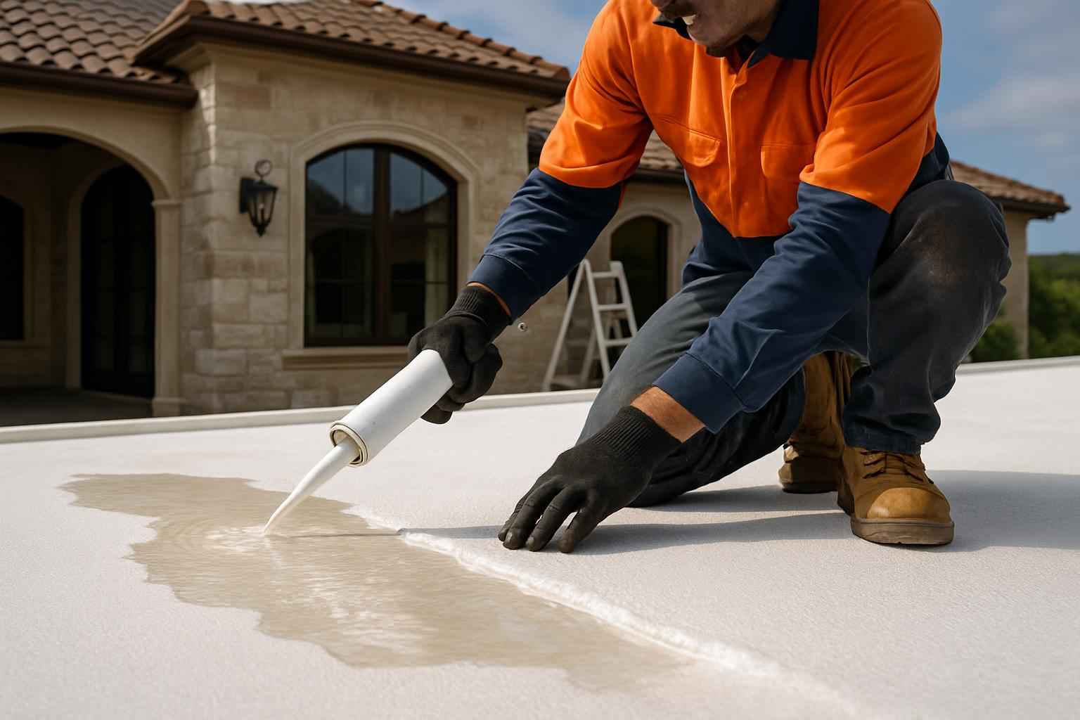 Foam Roof Leak Repair Service in Harper TX