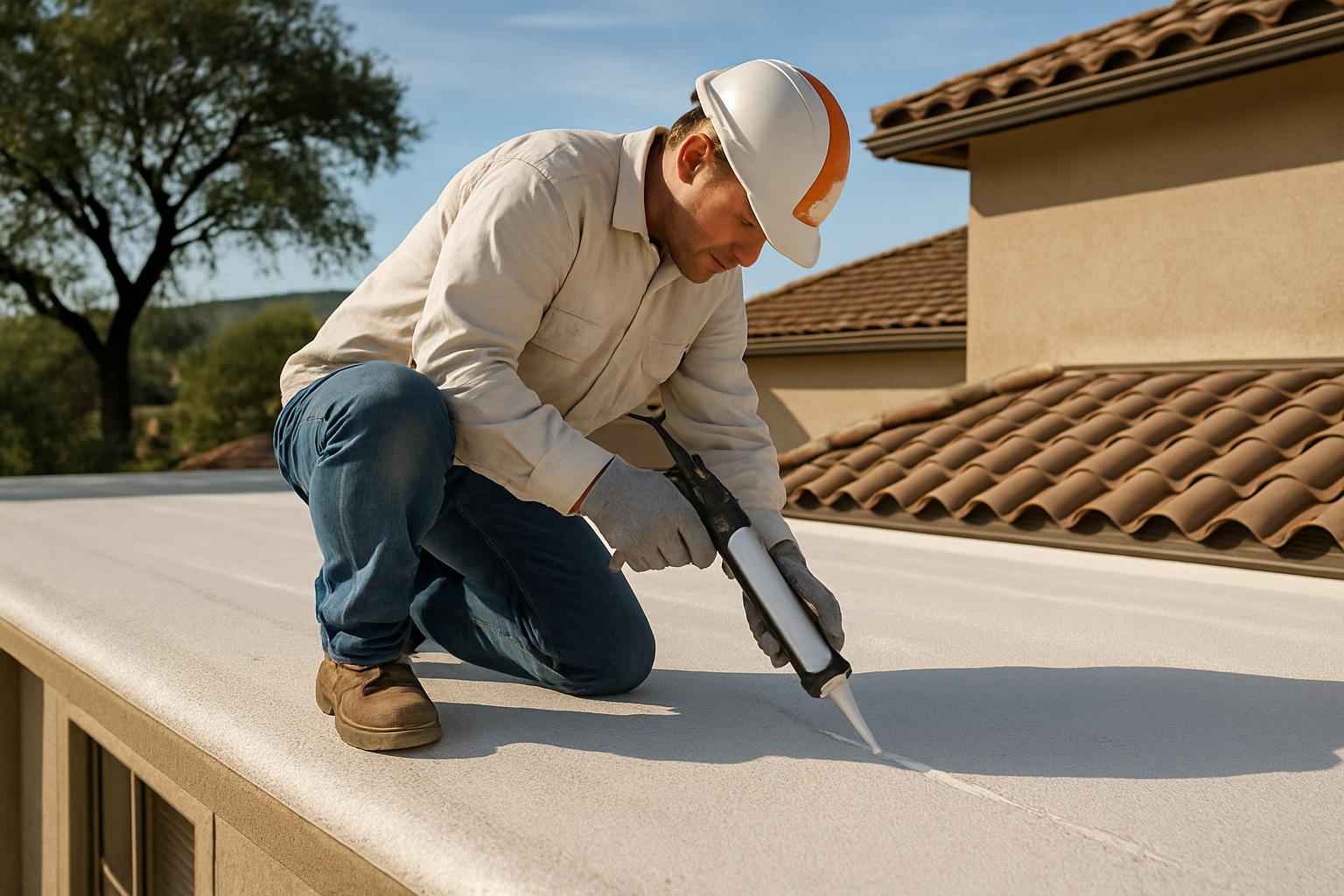 Foam Roof Leak Repair Service in Johnson City TX