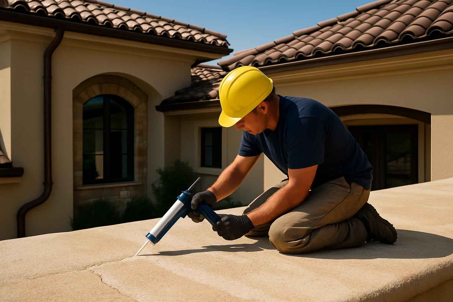 Foam Roof Leak Repair Service in Waring TX