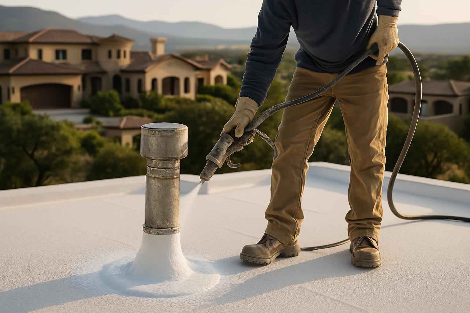 Foam Roof Leak Seal Service in Camp Verde TX