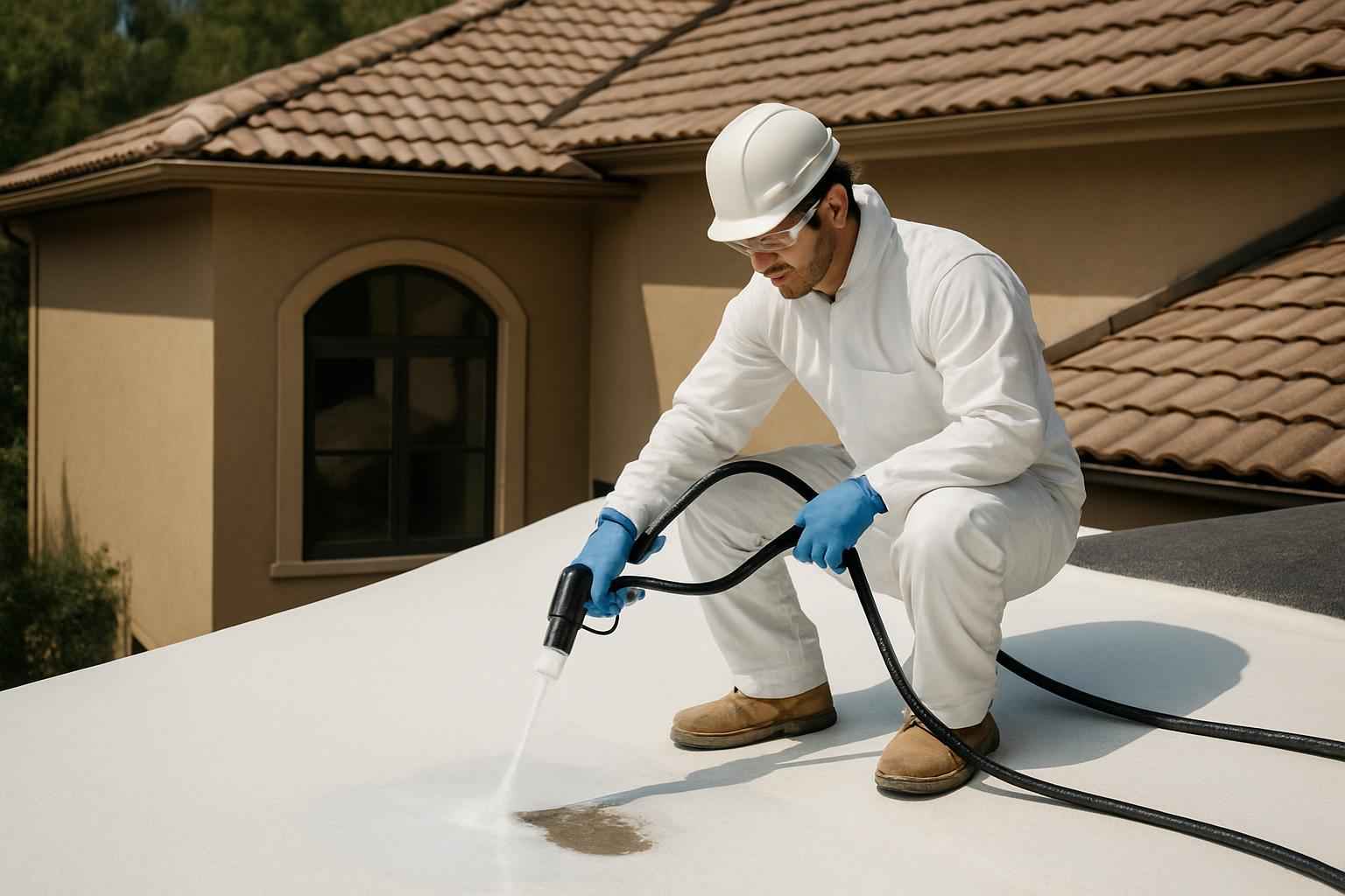 Foam Roof Leak Seal Service in Center Point TX