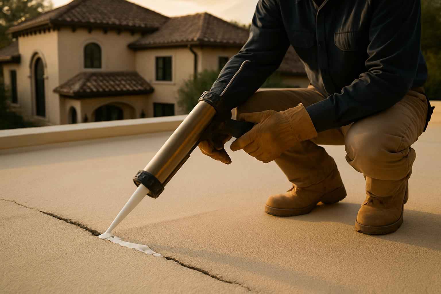 Foam Roof Leak Seal Service in Harper TX