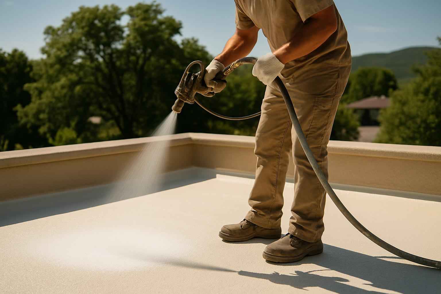 Foam Roof Leak Seal Service in Ingram TX