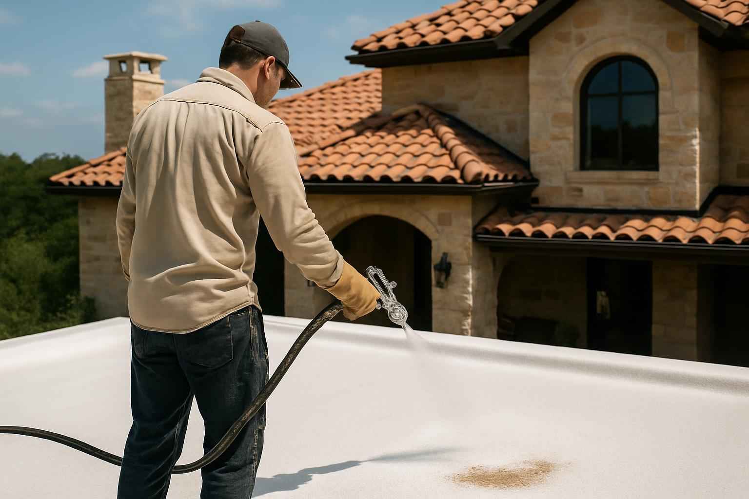 Foam Roof Leak Seal Service in Johnson City TX