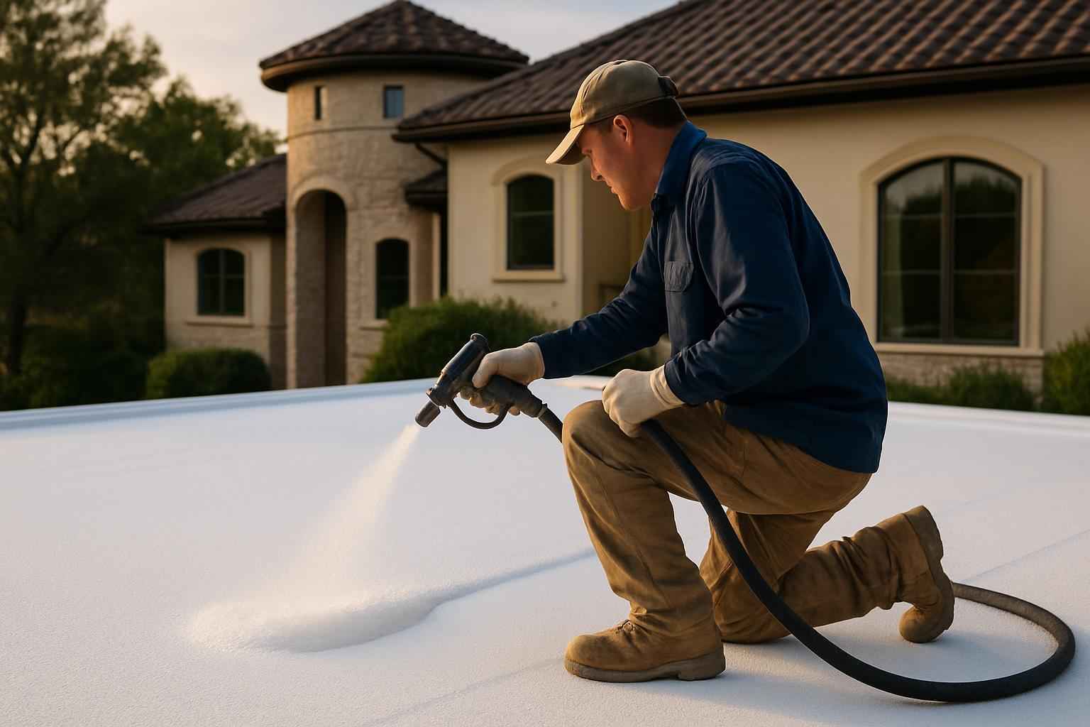 Foam Roof Maintenance Service in Blanco TX