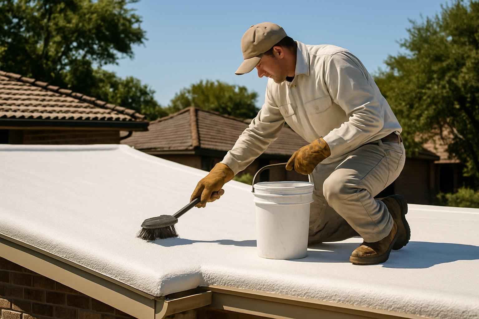 Foam Roof Maintenance Service in Center Point TX