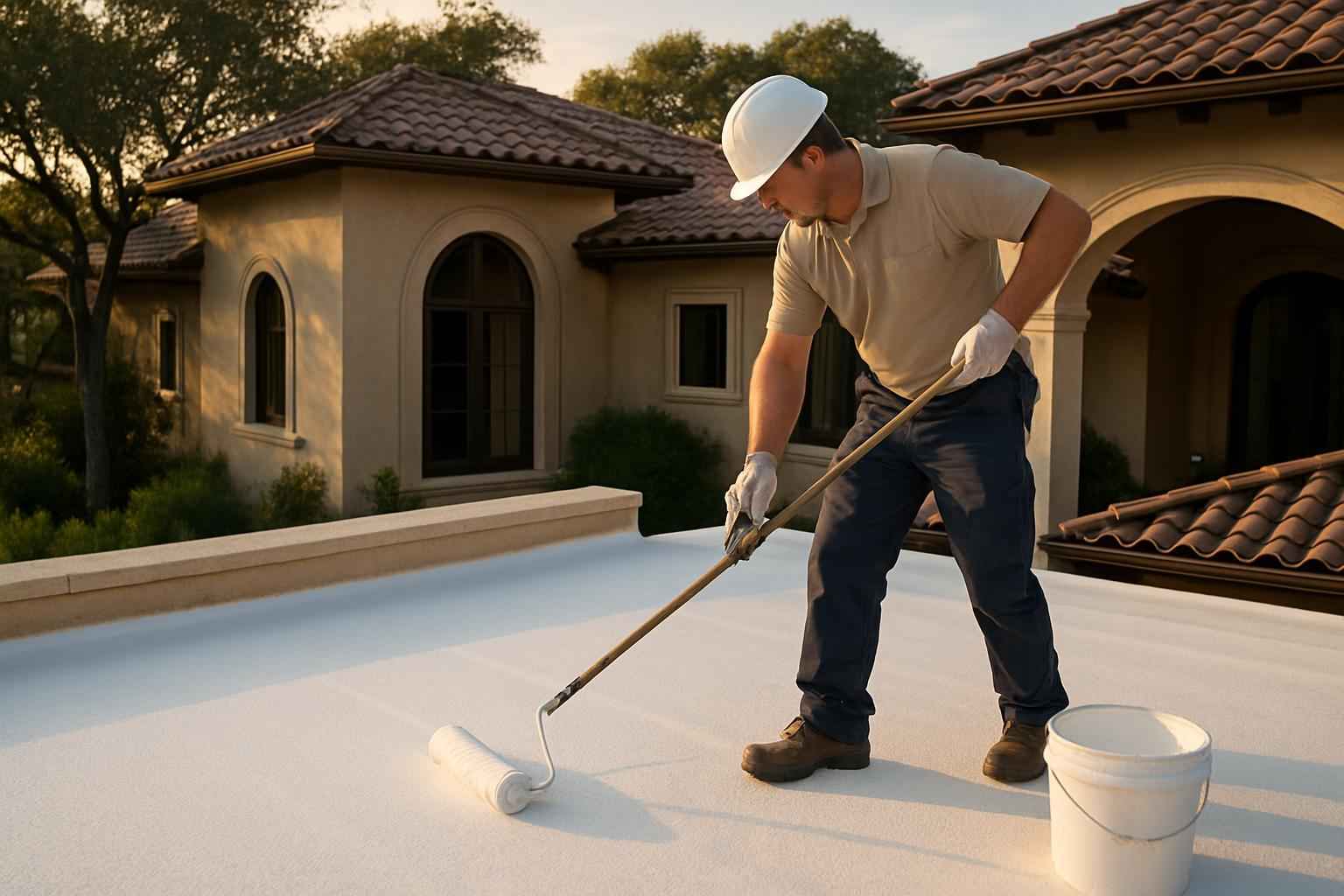 Foam Roof Maintenance Service in Comfort TX