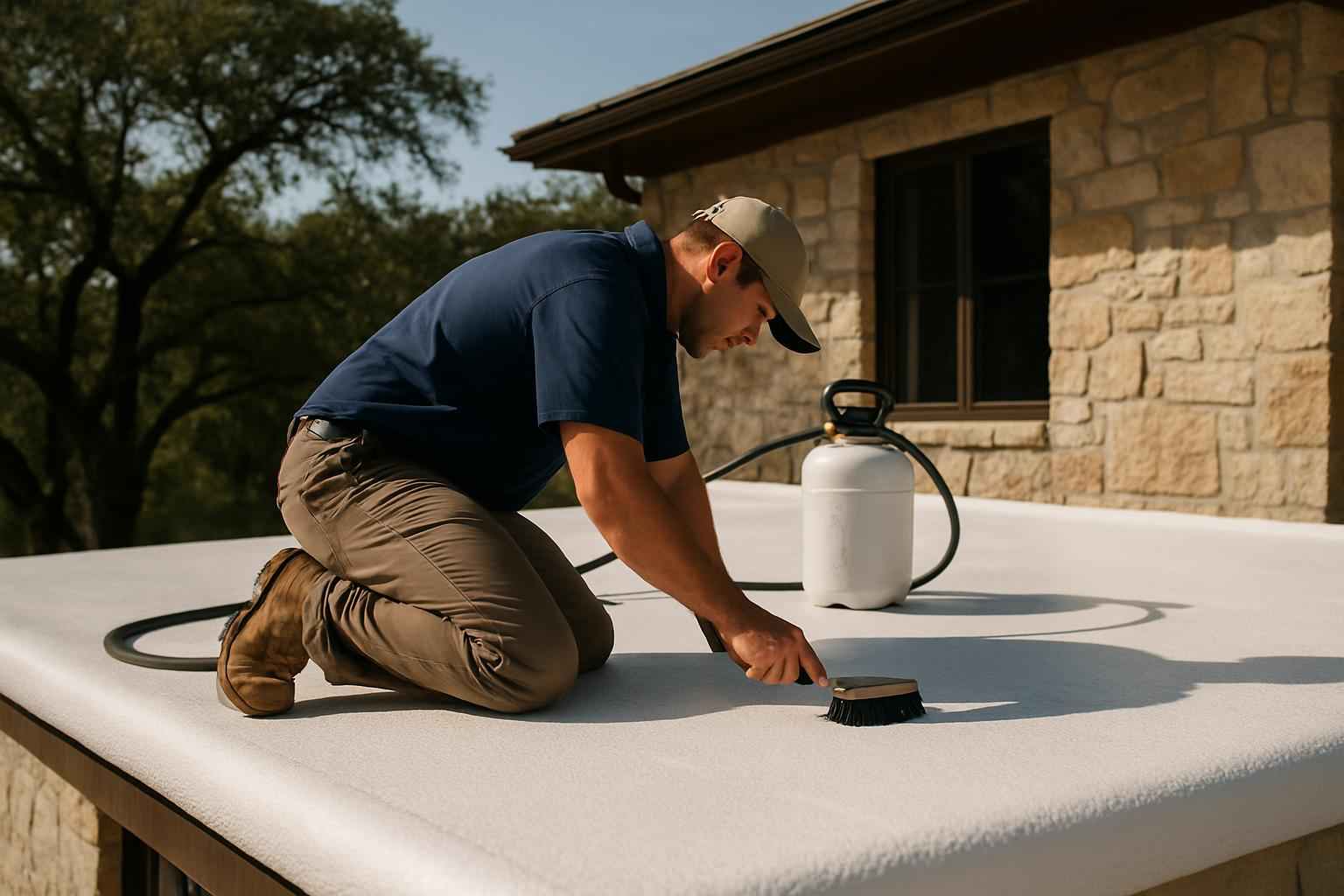 Foam Roof Maintenance Service in Doss TX