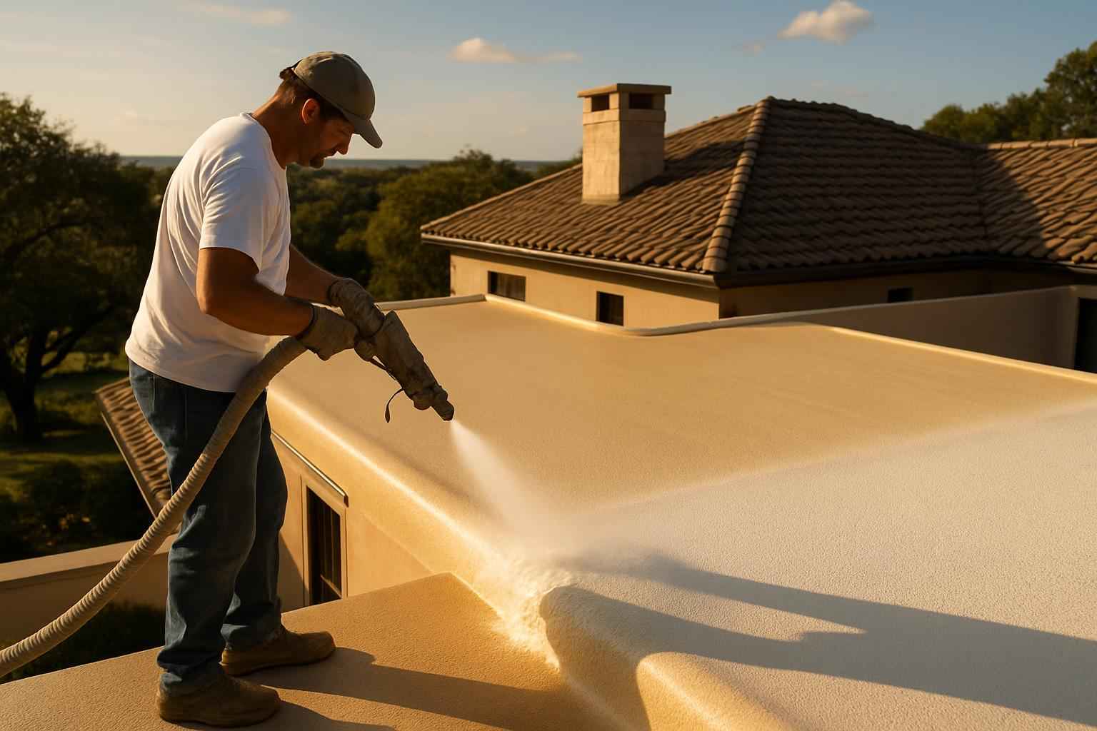 Foam Roof Maintenance Service in Ingram TX