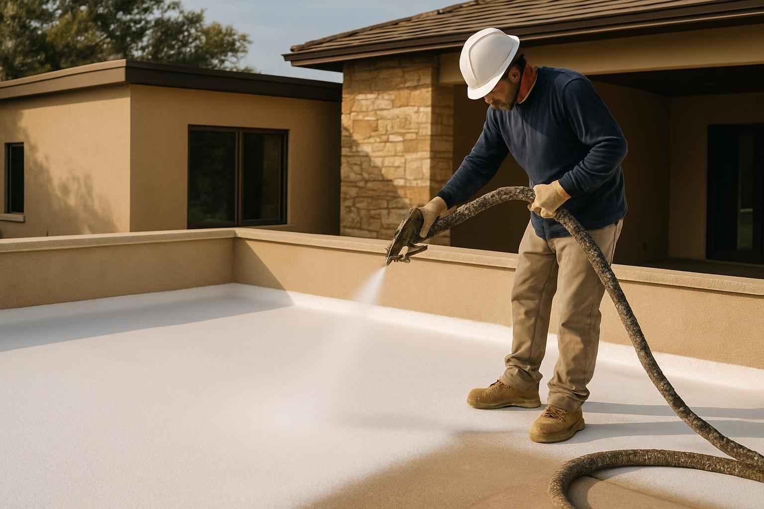 Foam Roof Maintenance Service in Johnson City TX