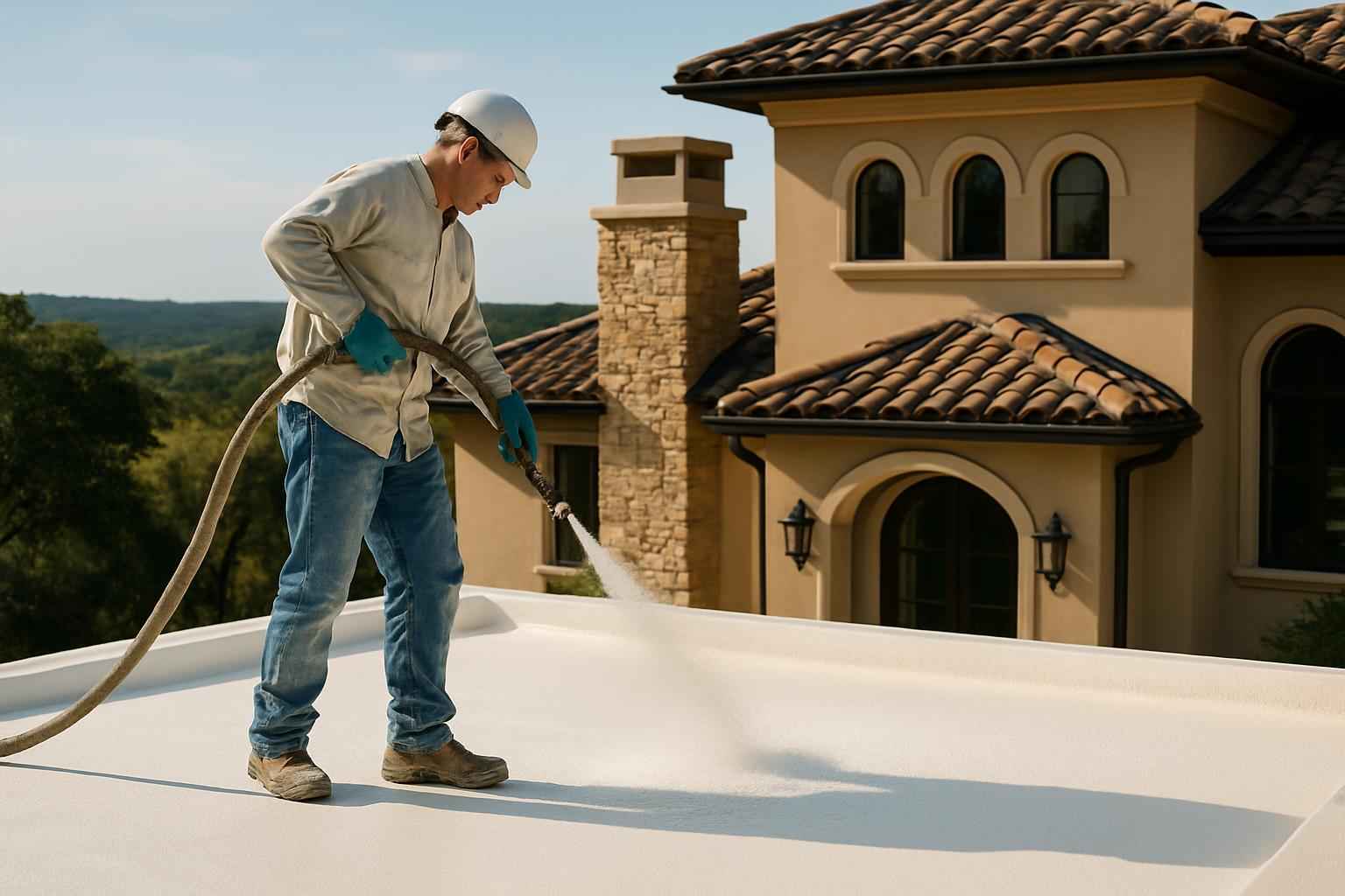 Foam Roof Recoat Company in Comfort TX