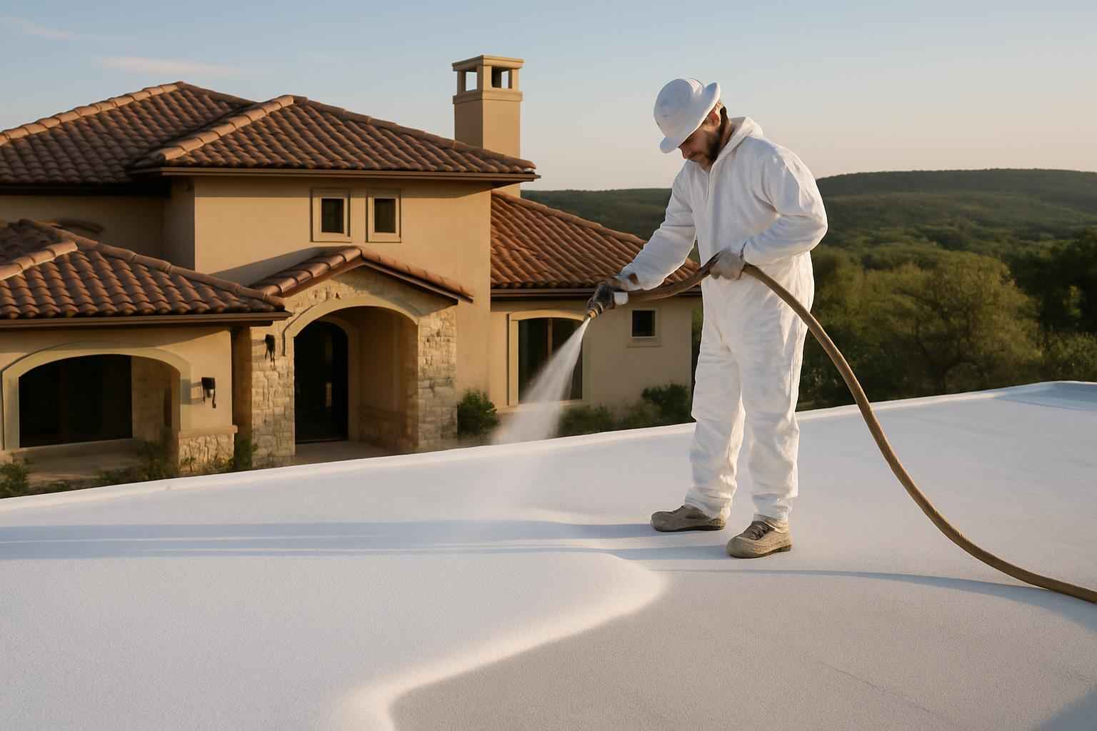 Foam Roof Recoat Company Near Me in Camp Verde TX