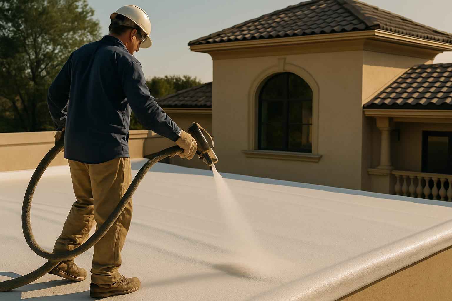 Foam Roof Replacement Options in Center Point TX