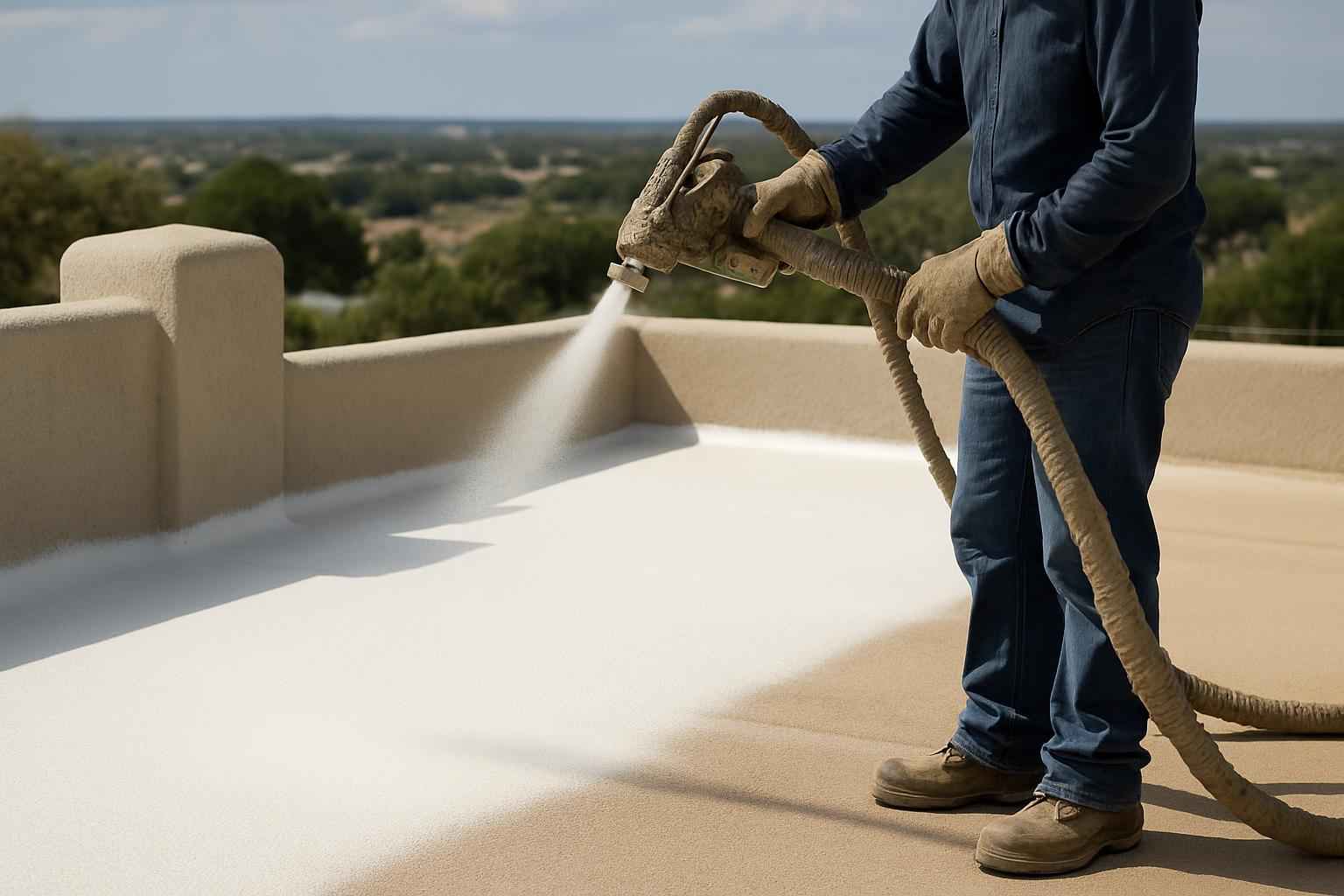 Foam Roof Replacement Options in Doss TX