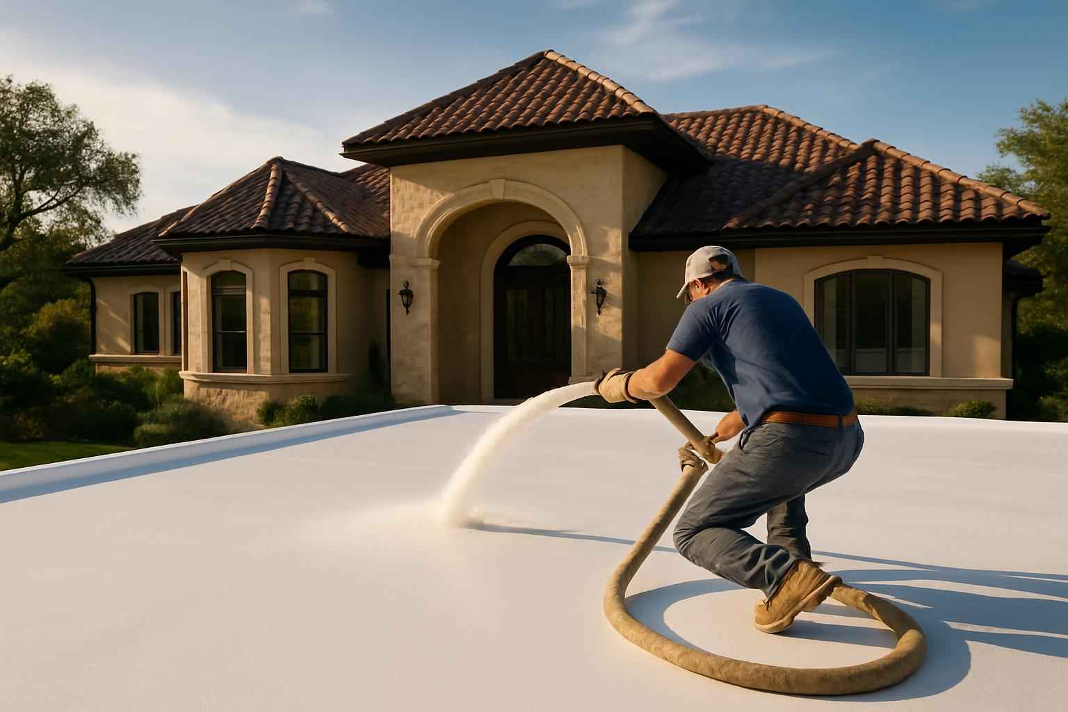 Foam Roof Replacement Options in Ingram TX