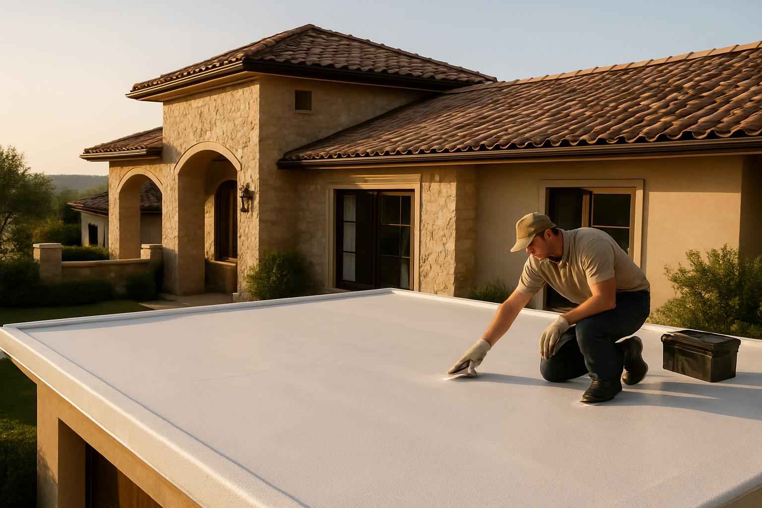 Foam Roof Replacement Options in Kendalia TX