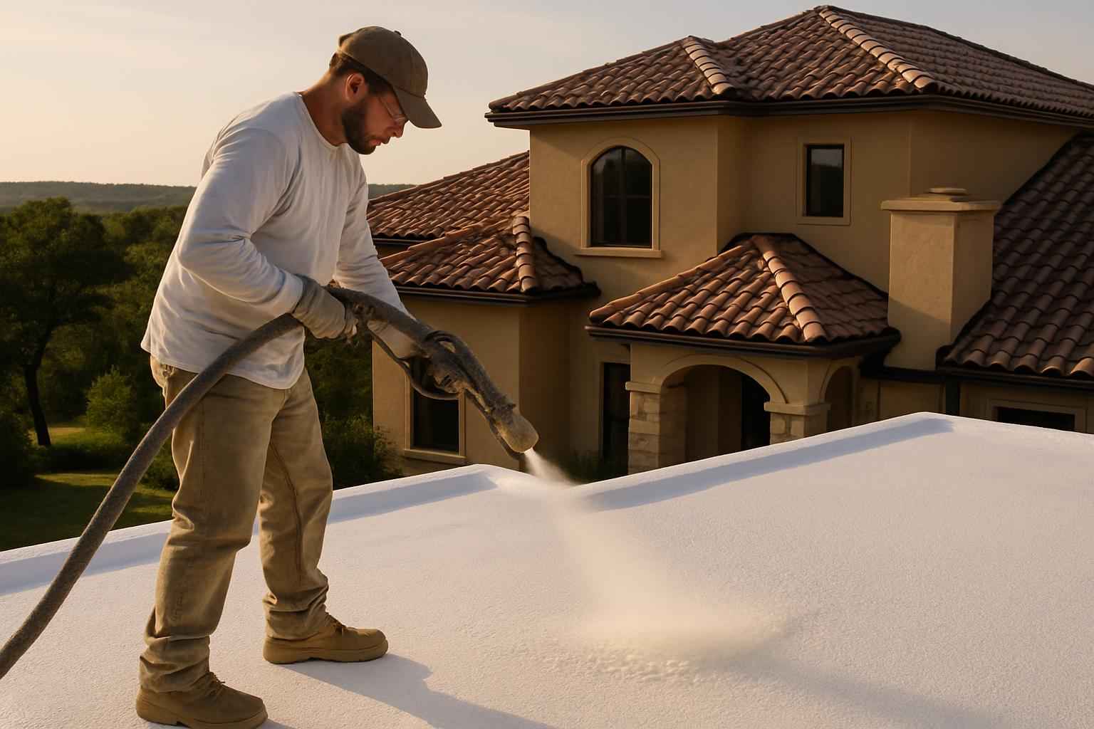 Foam Roof Restoration Contractor in Blanco TX
