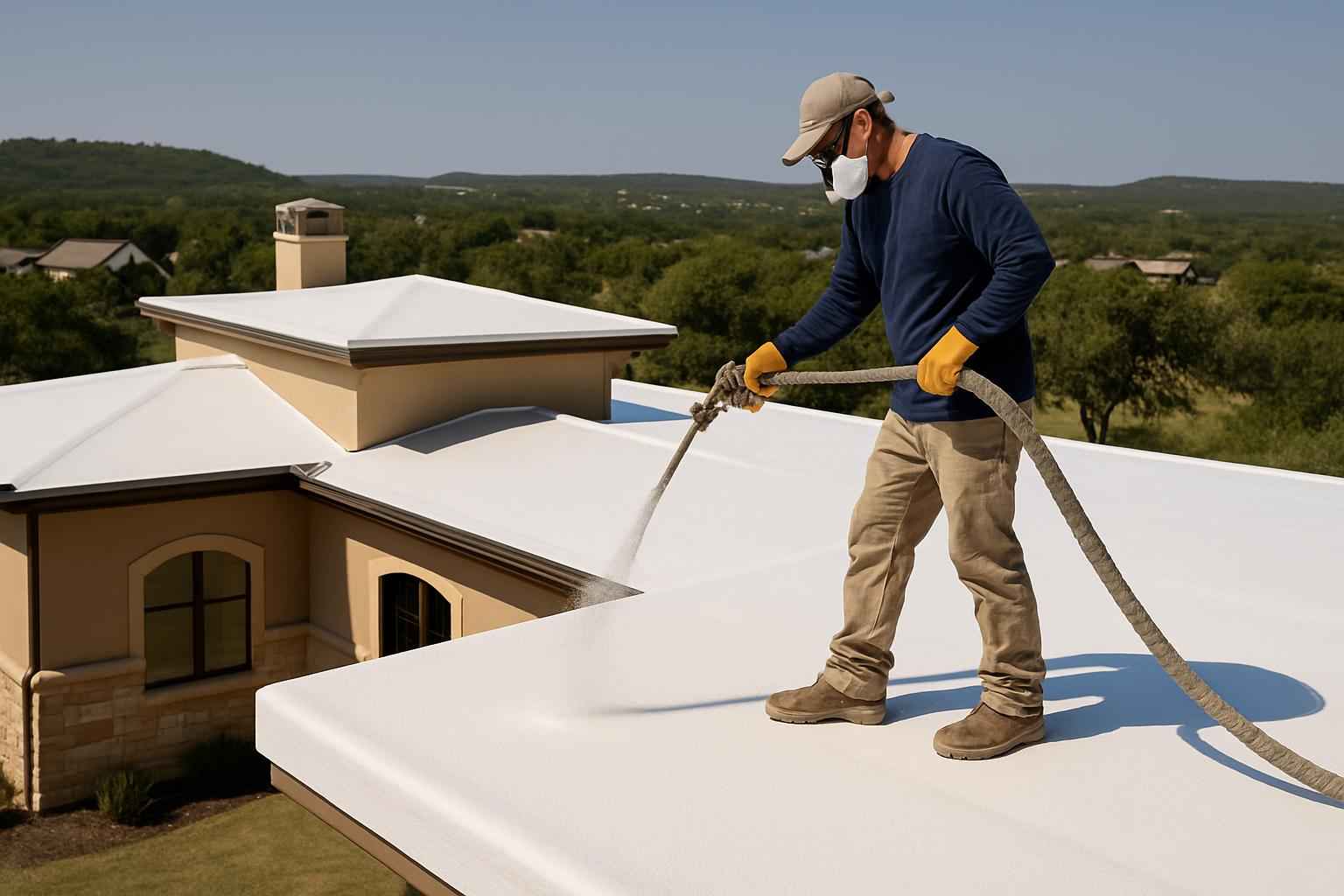 Foam Roof Restoration Contractor in Camp Verde TX