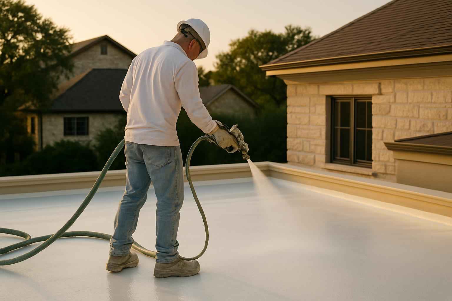 Foam Roof Restoration Contractor in Comfort TX