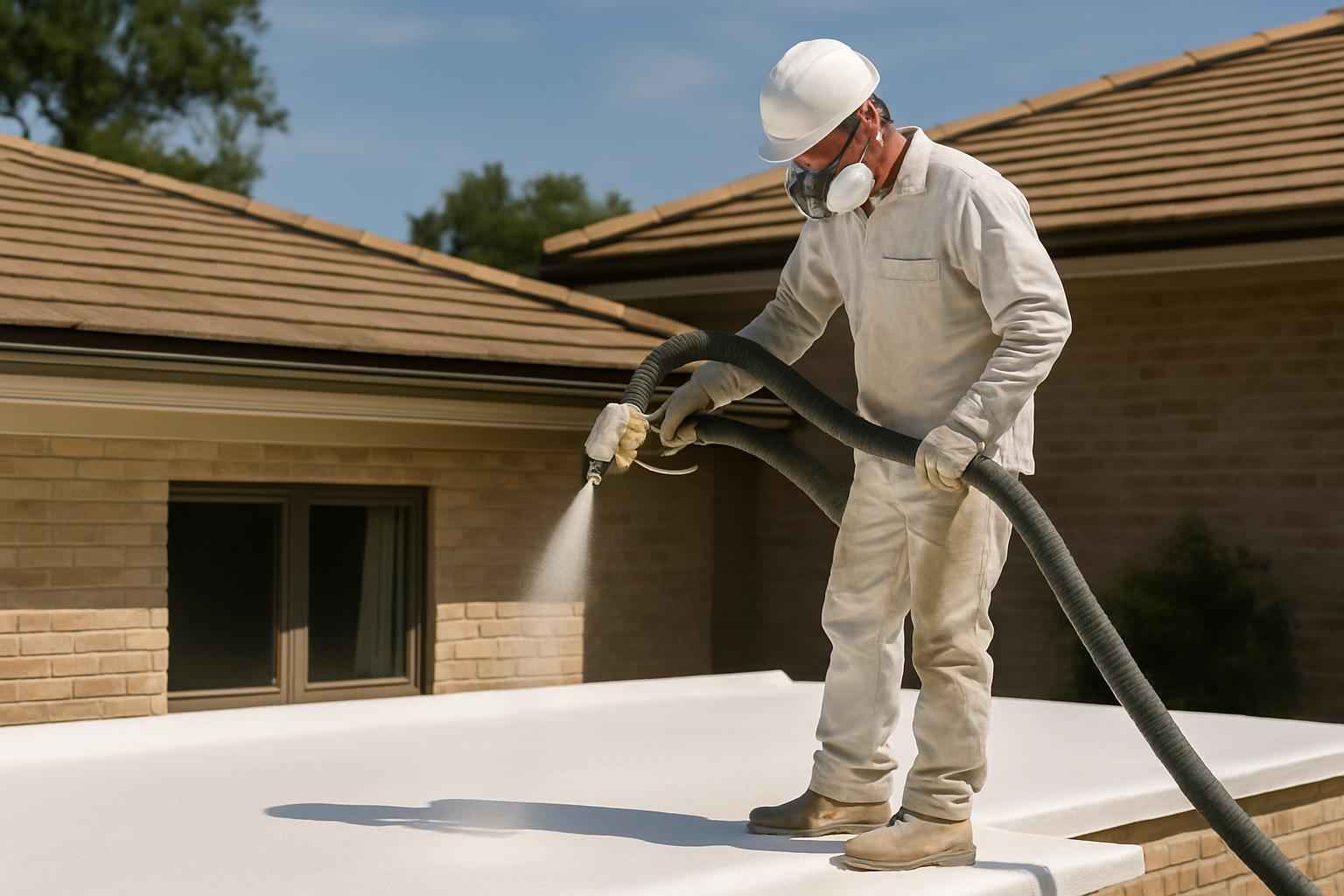 Foam Roof Restoration Contractor in Harper TX