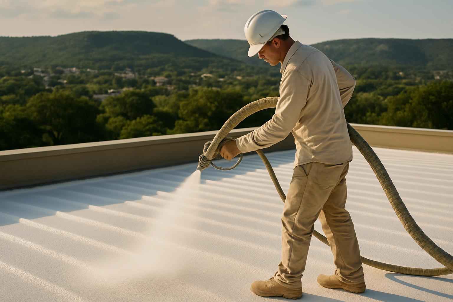 Foam Roof Restoration Contractor in Kerrville TX